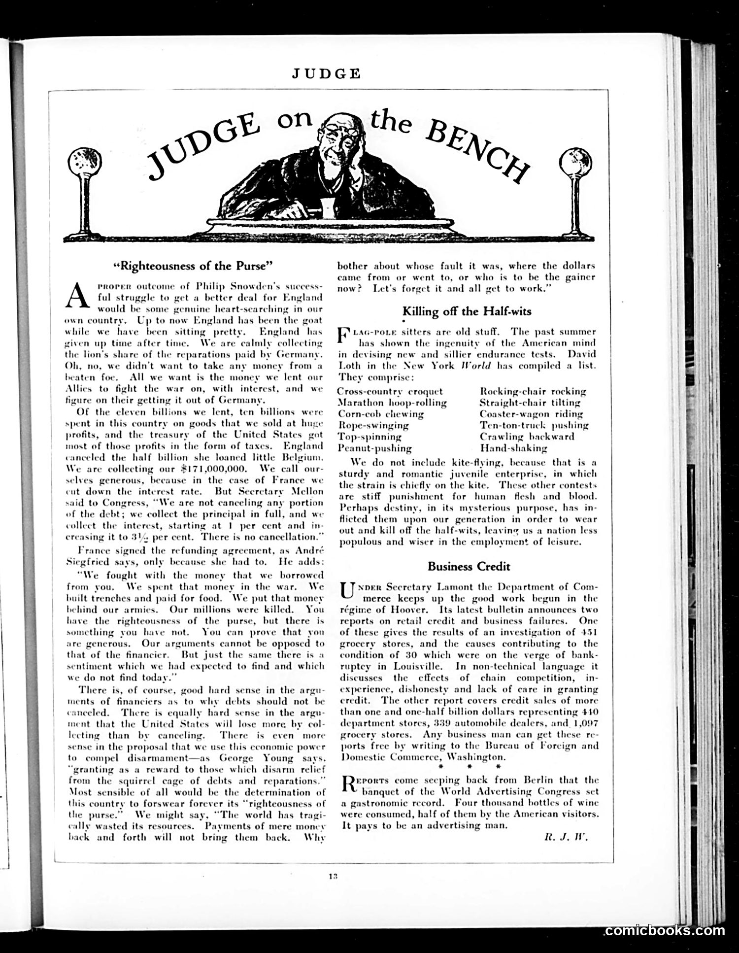Judge — September 21, 1929 — page 15: Judge, 1929-09-21