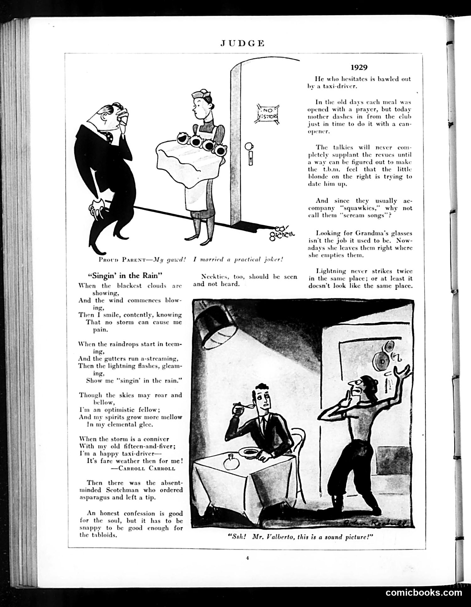 Judge — October 12, 1929 — page 6: Judge, 1929-10-12
