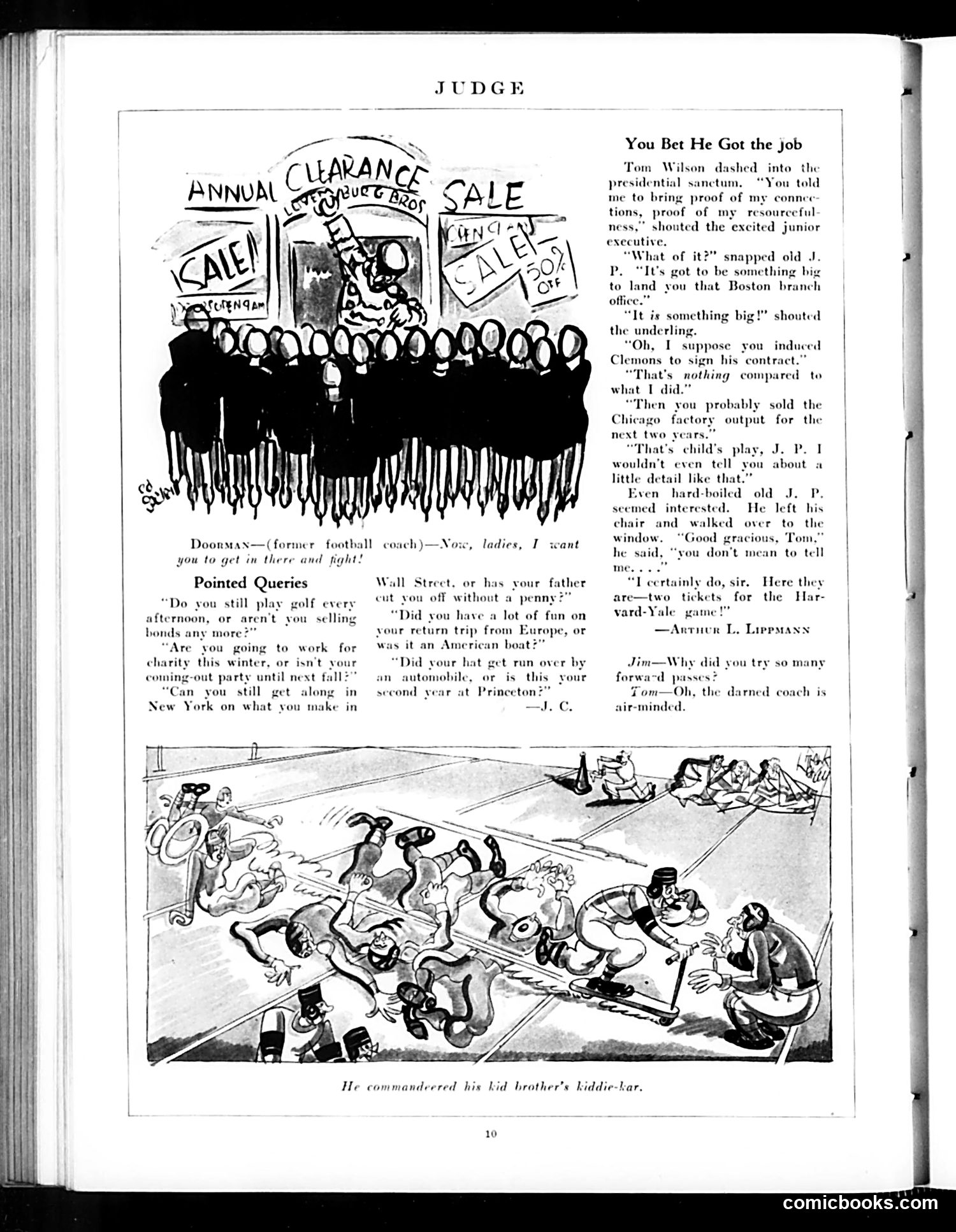 Judge — October 19, 1929 — page 12: Judge, 1929-10-19