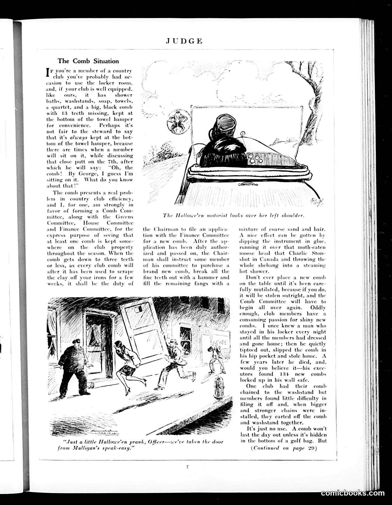 Judge — October 26, 1929 — page 9: Judge, 1929-10-26