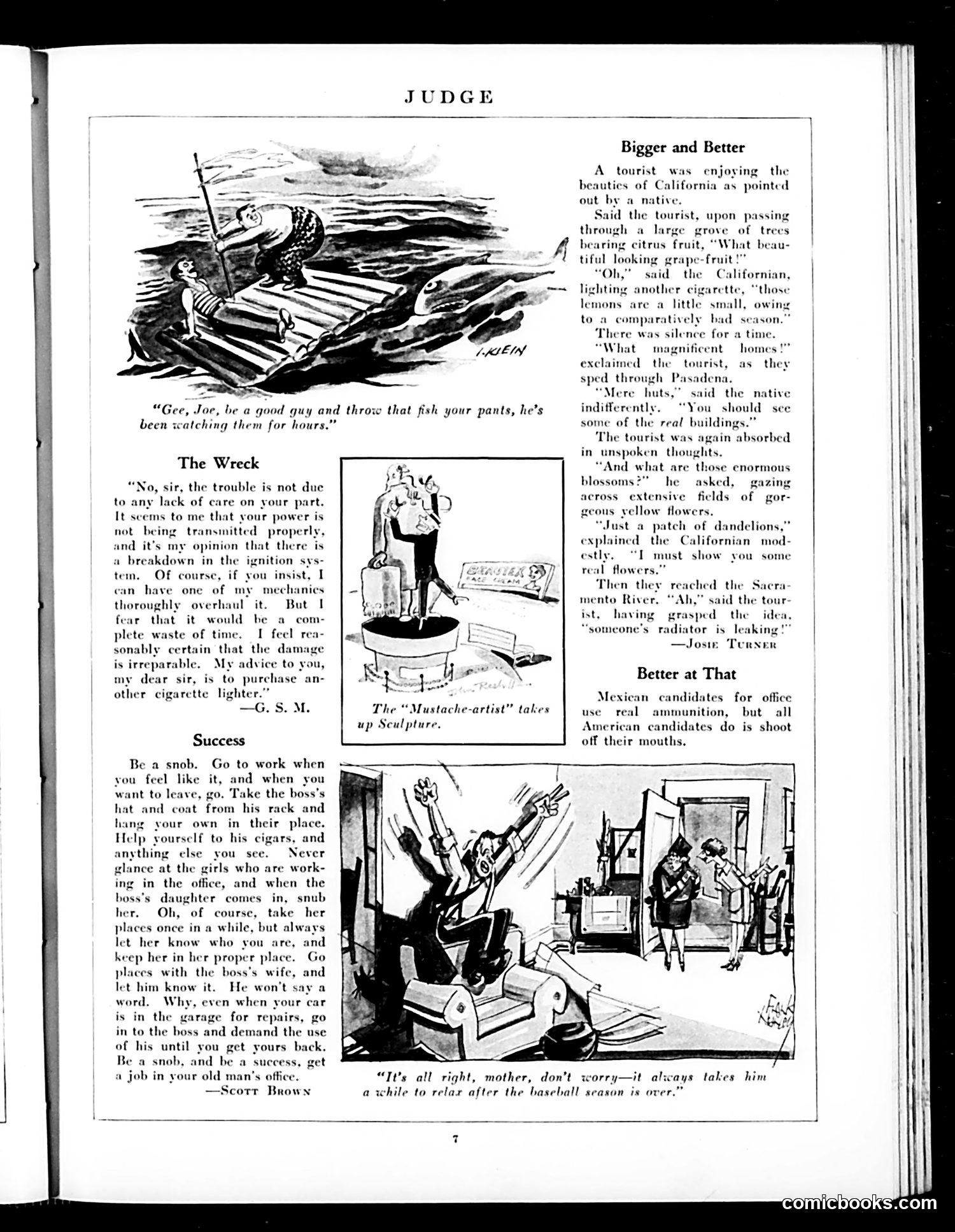 Judge — November 2, 1929 — page 9: Judge, 1929-11-02