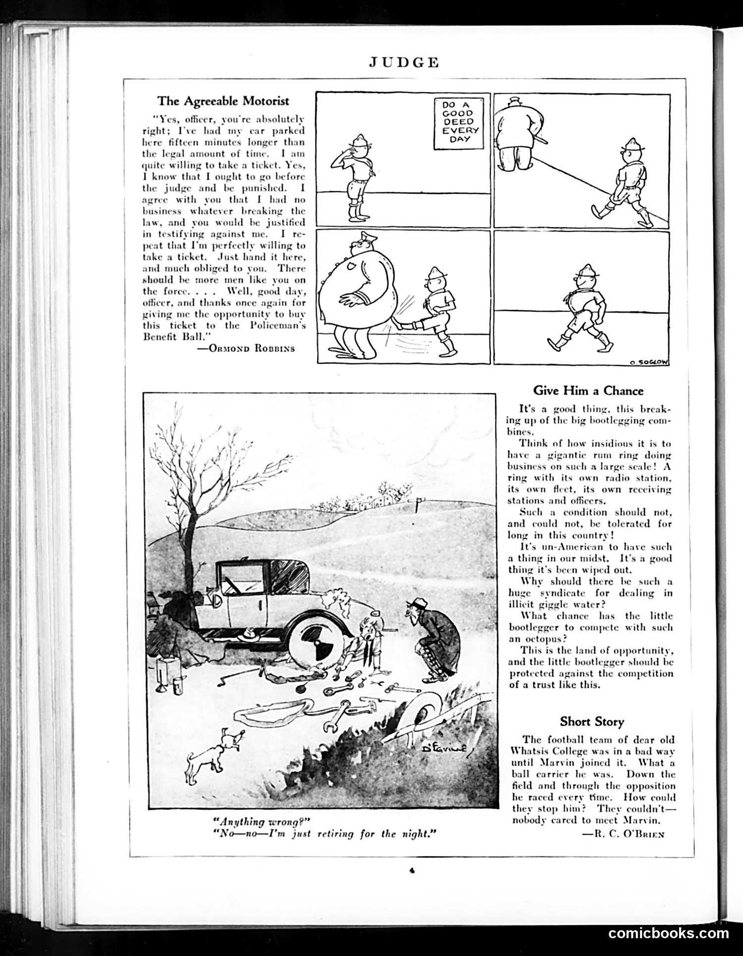 Judge — November 9, 1929 — page 6: Judge, 1929-11-09