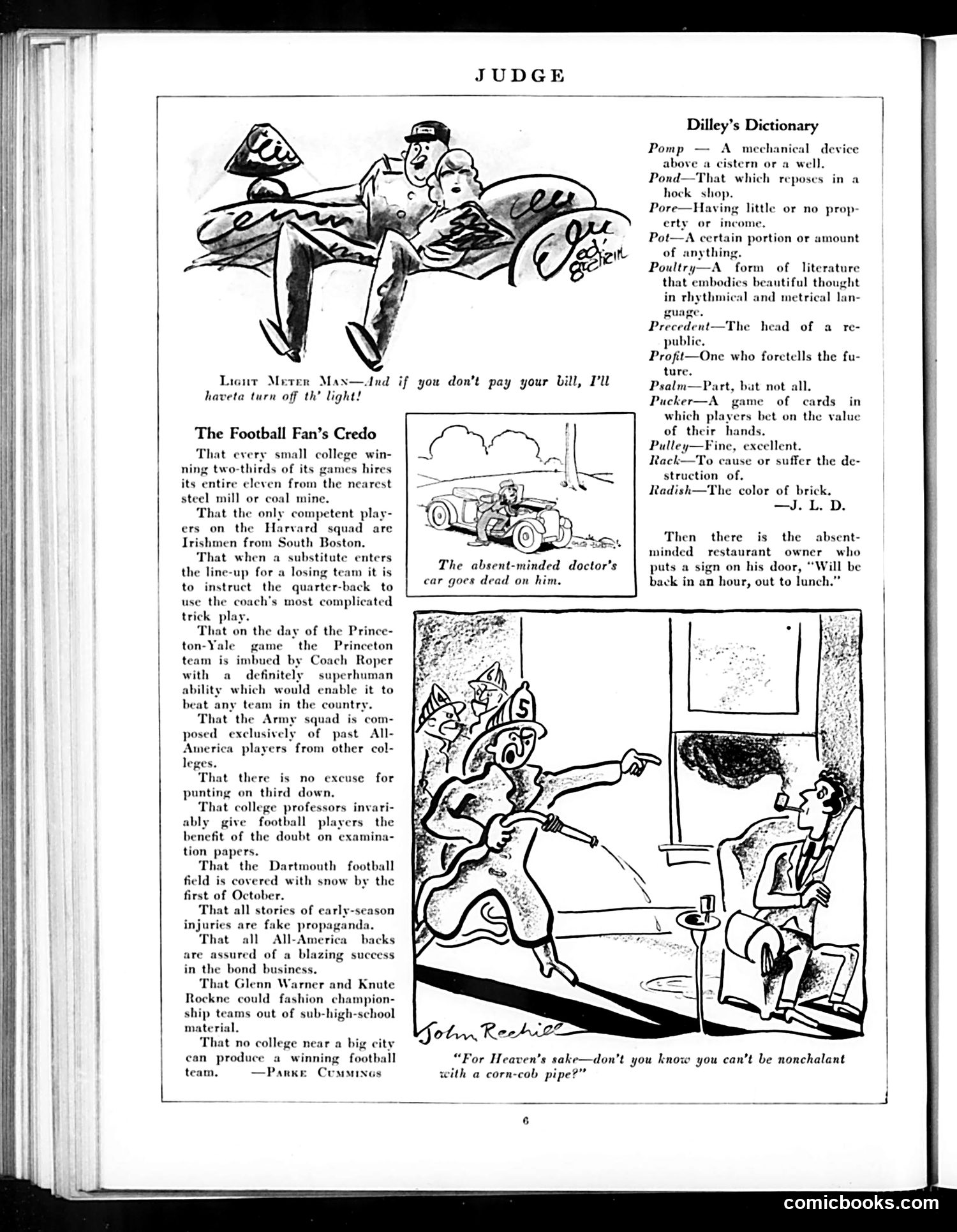 Judge — November 9, 1929 — page 8: Judge, 1929-11-09