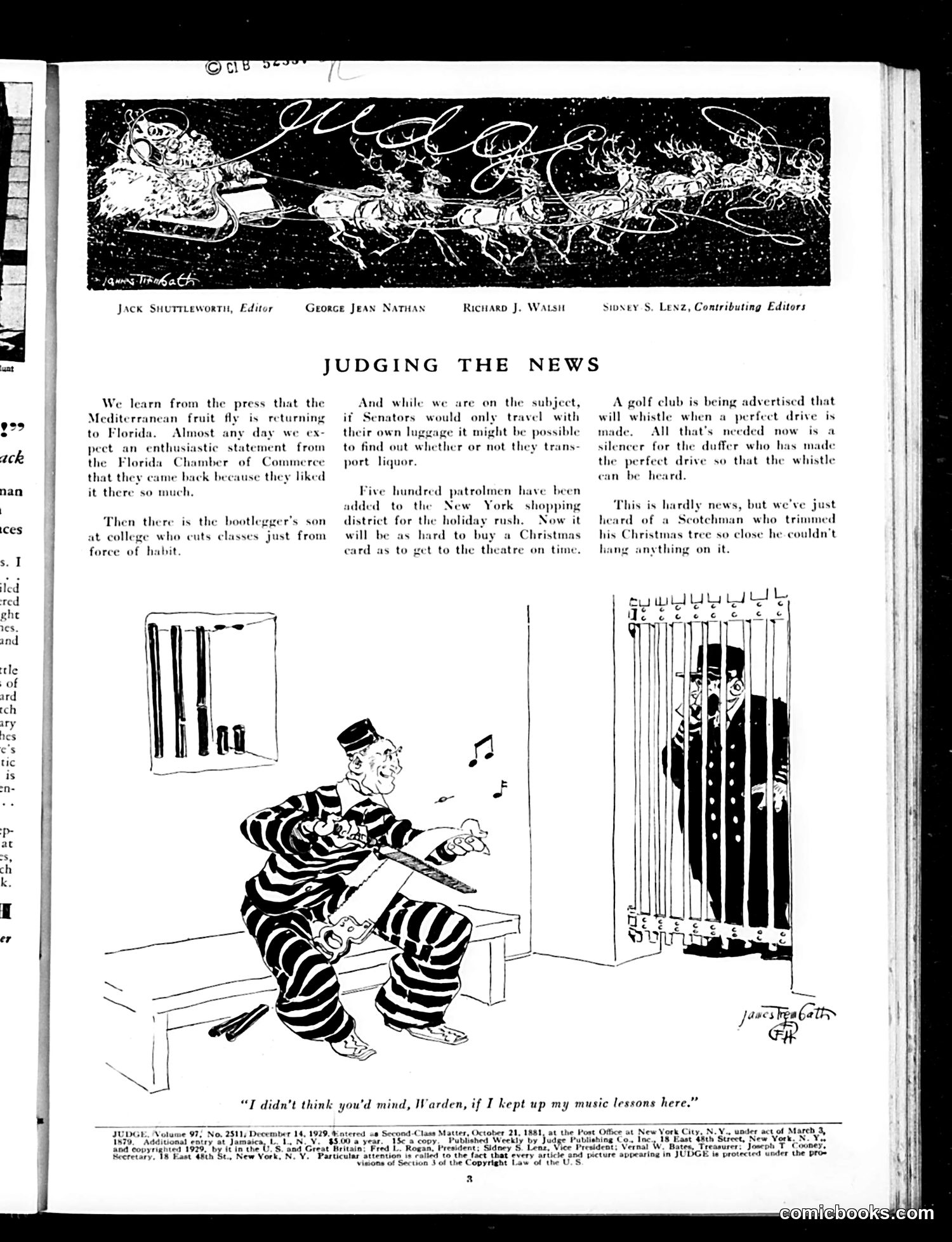 Judge — December 14, 1929 — page 5: Judge, 1929-12-14