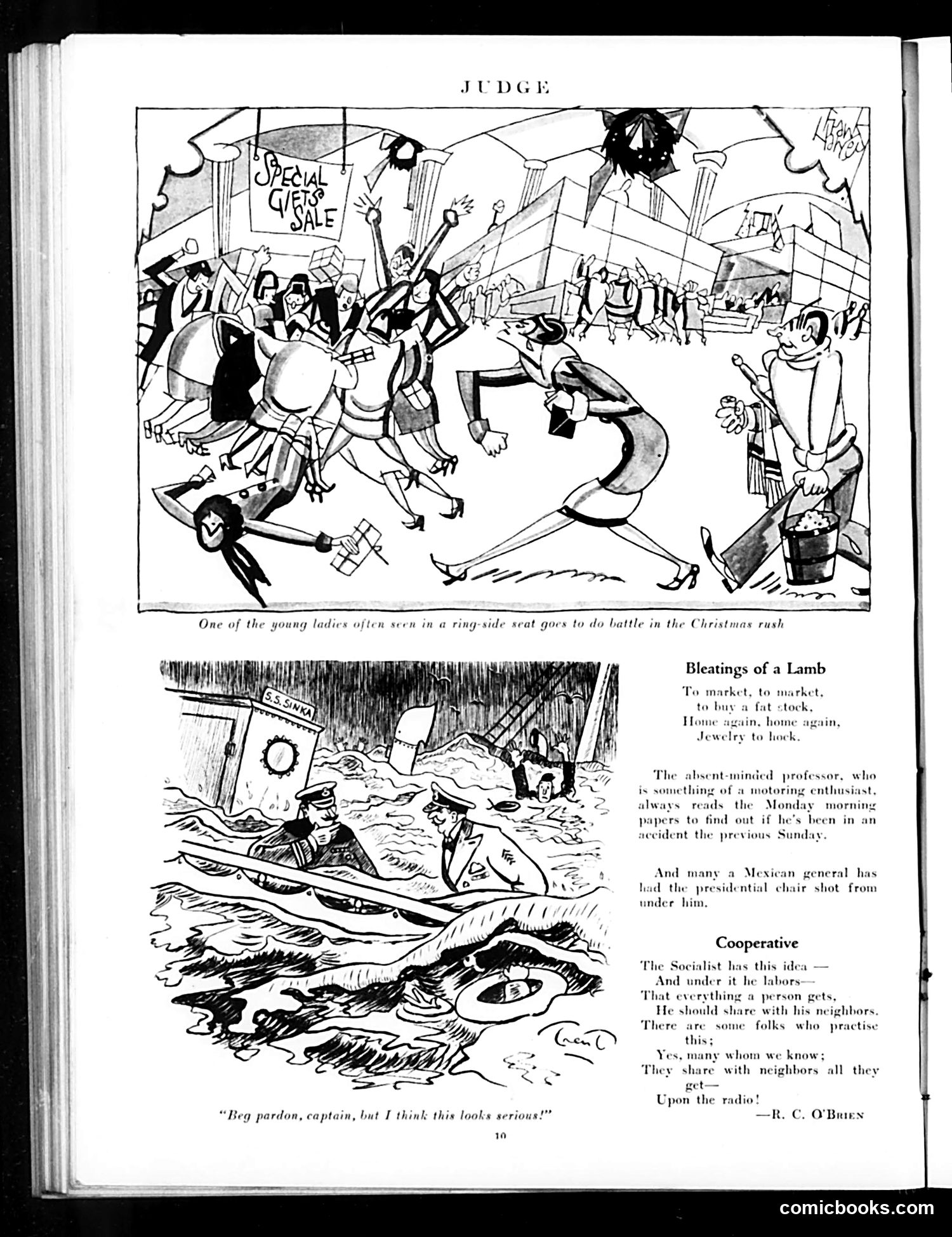 Judge — December 14, 1929 — page 12: Judge, 1929-12-14