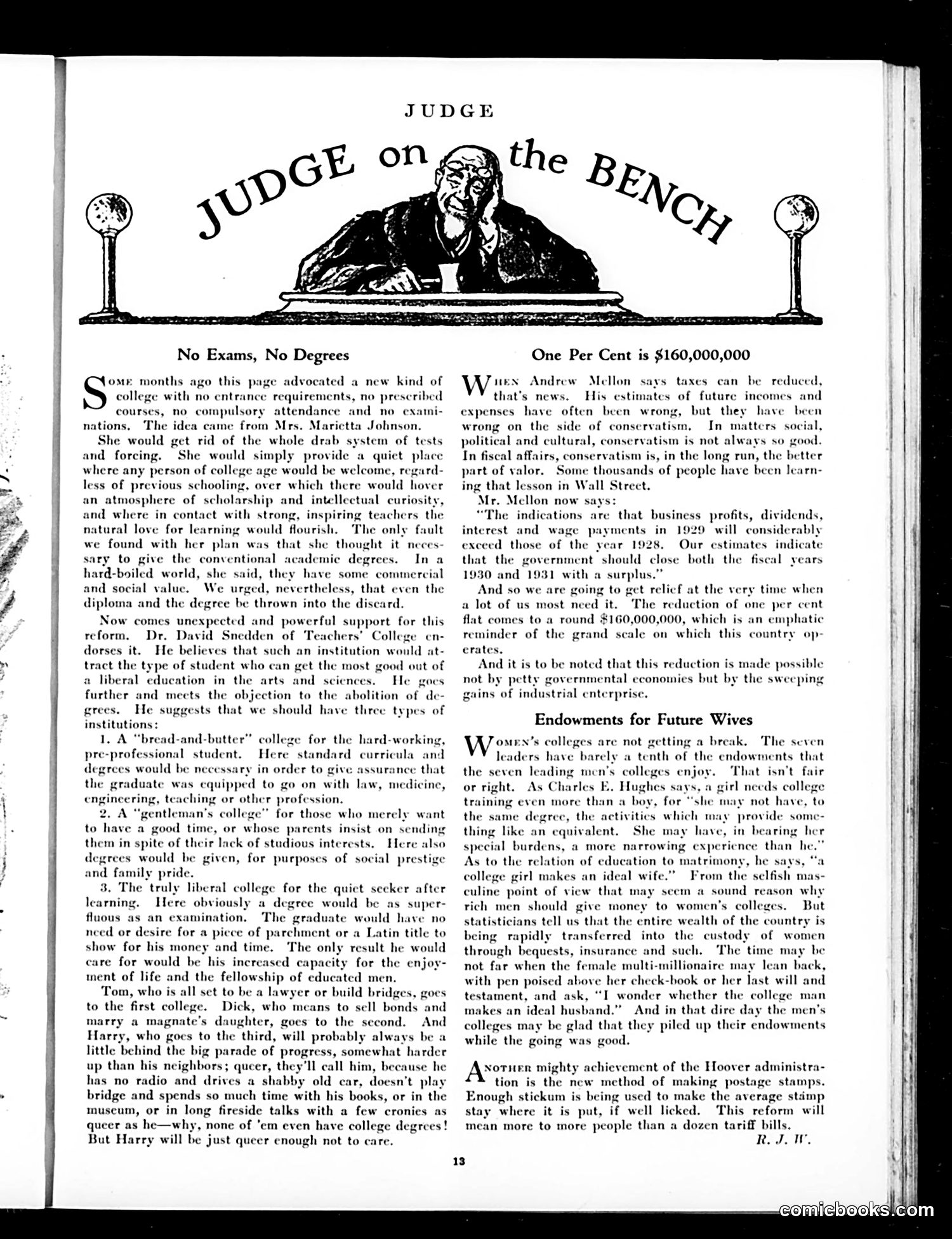 Judge — December 14, 1929 — page 15: Judge, 1929-12-14