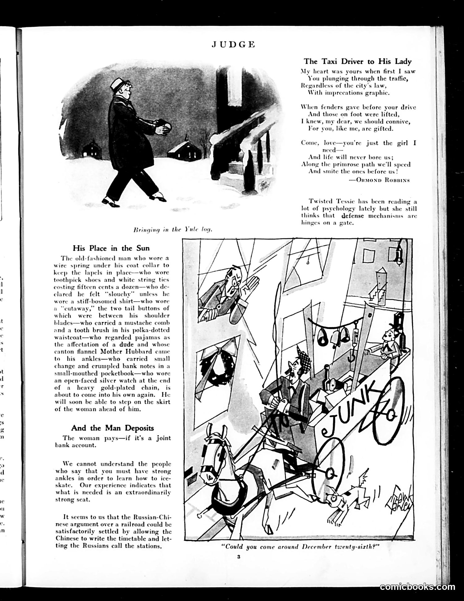 Judge — December 21, 1929 — page 5: Judge, 1929-12-21