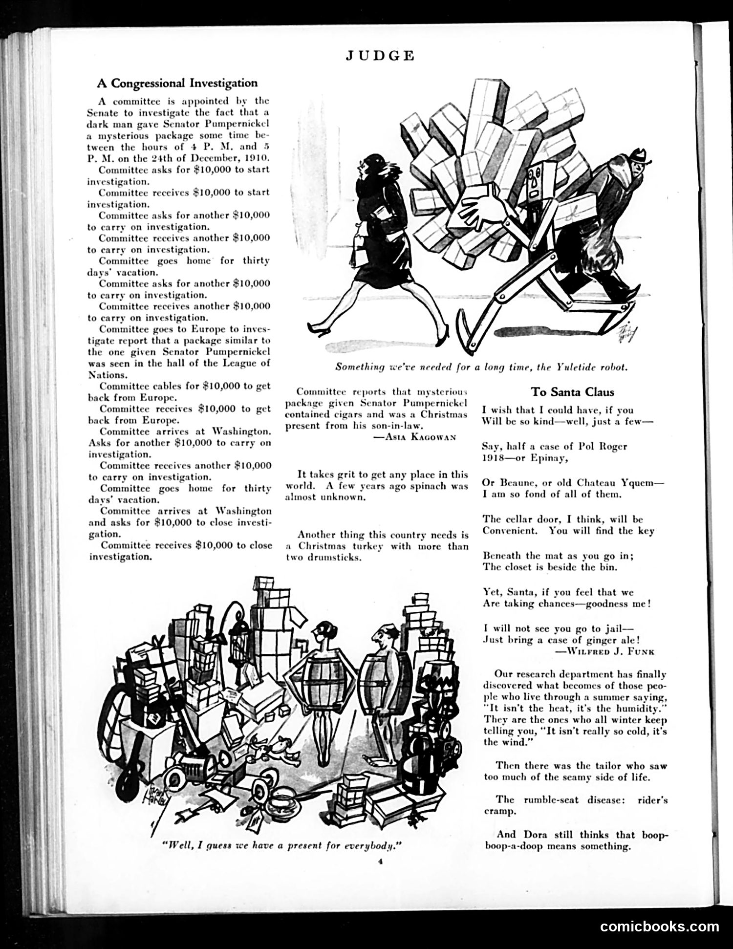 Judge — December 21, 1929 — page 6: Judge, 1929-12-21