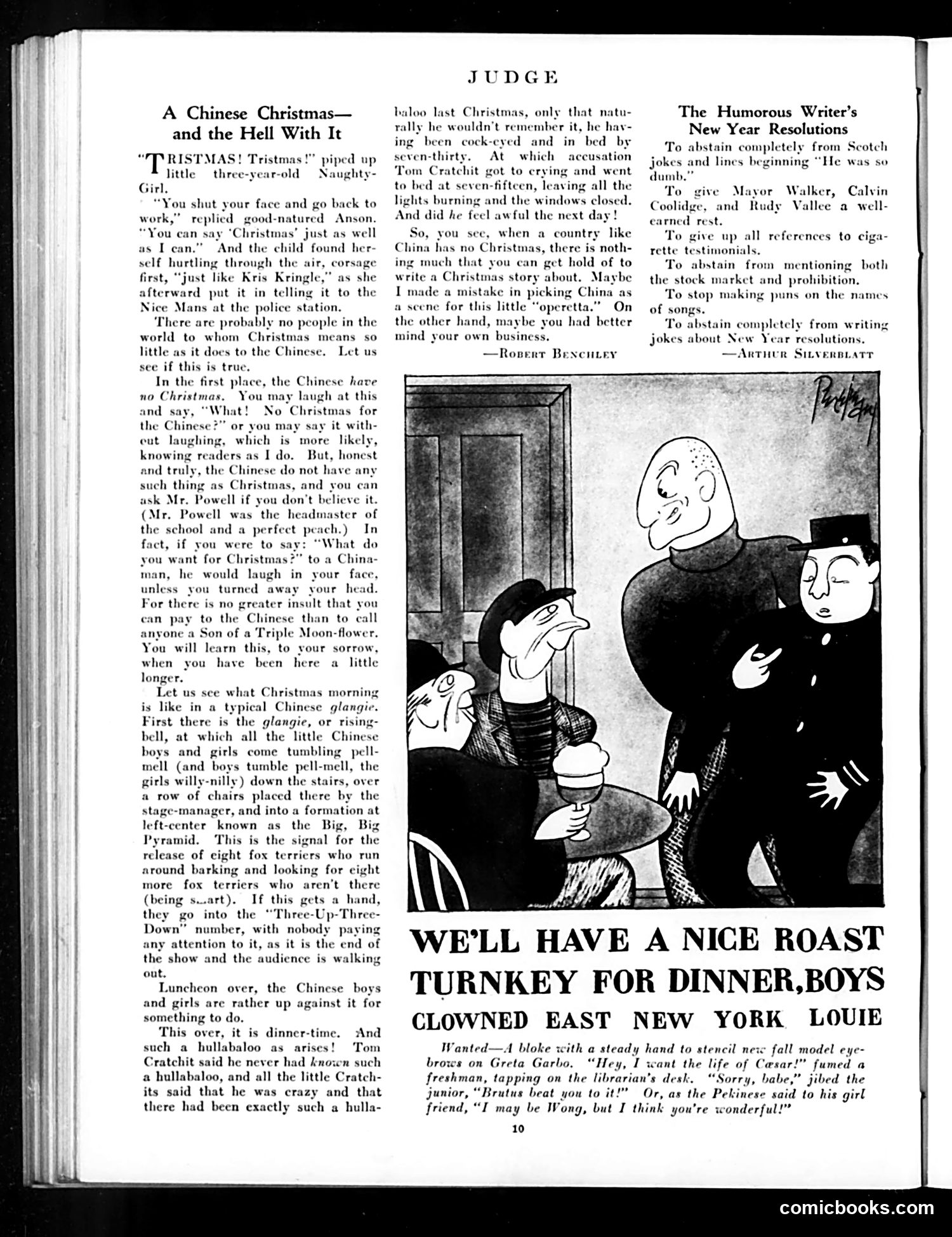 Judge — December 21, 1929 — page 12: Judge, 1929-12-21