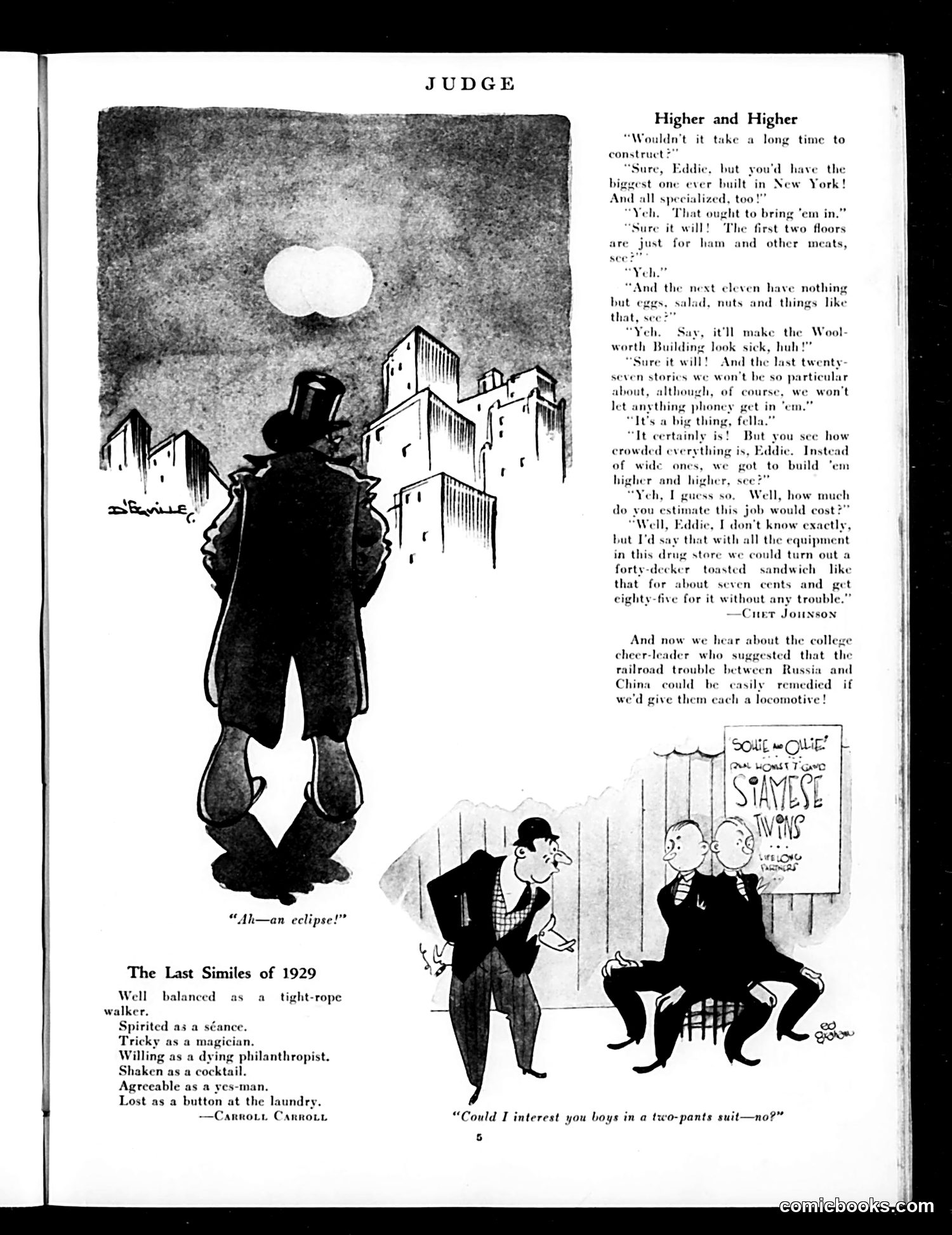 Judge — December 28, 1929 — page 7: Judge, 1929-12-28