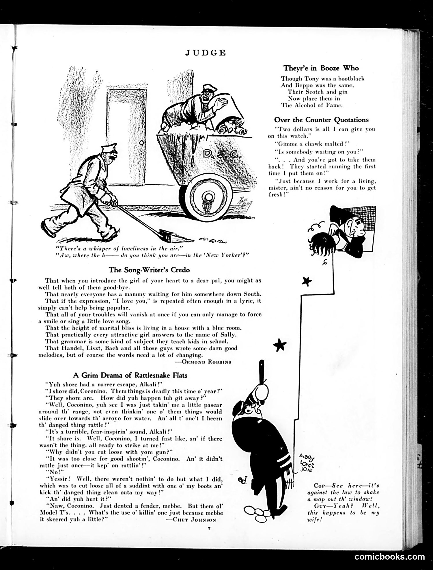Judge — January 4, 1930 — page 9: Judge, 1930-01-04