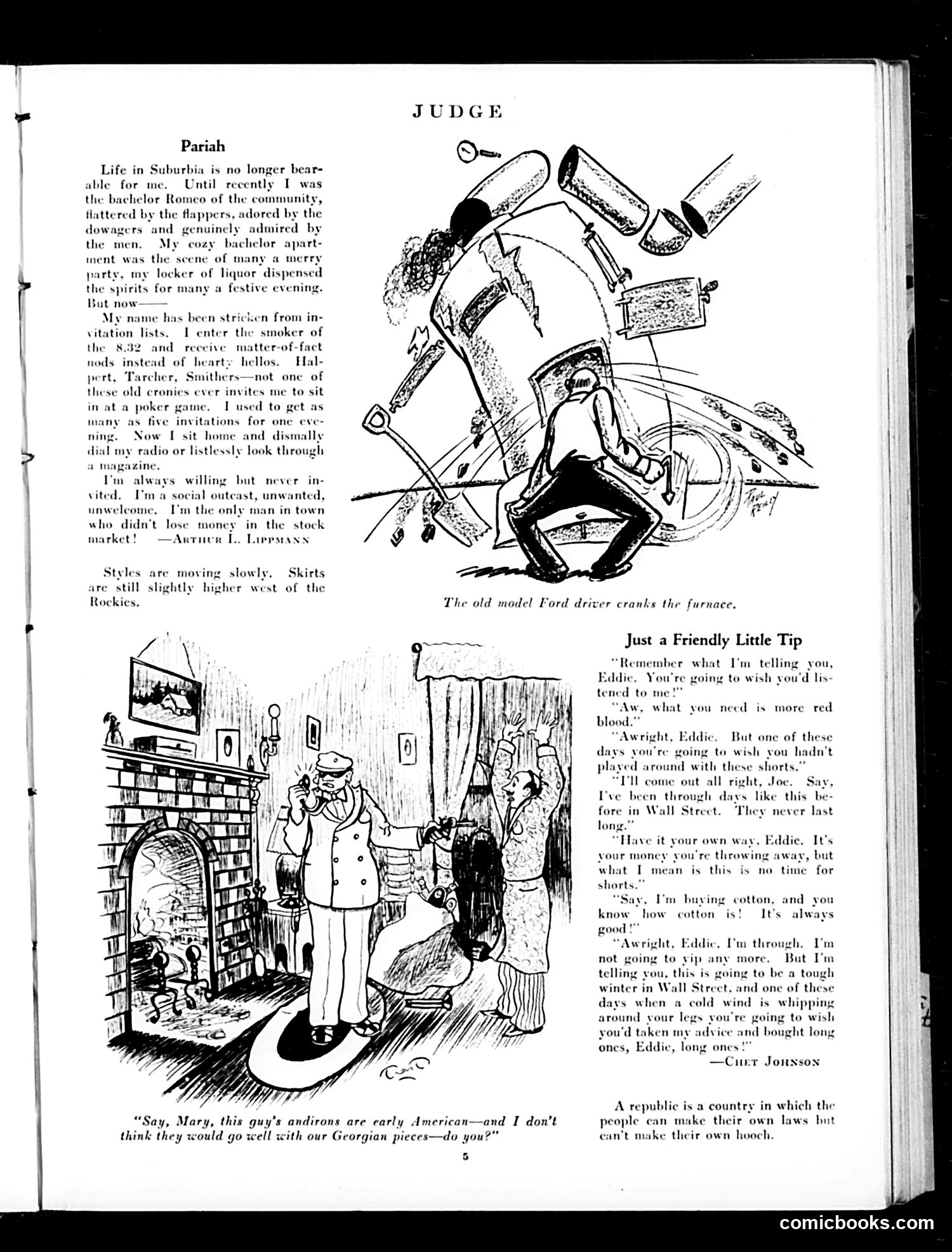 Judge — January 11, 1930 — page 7: Judge, 1930-01-11