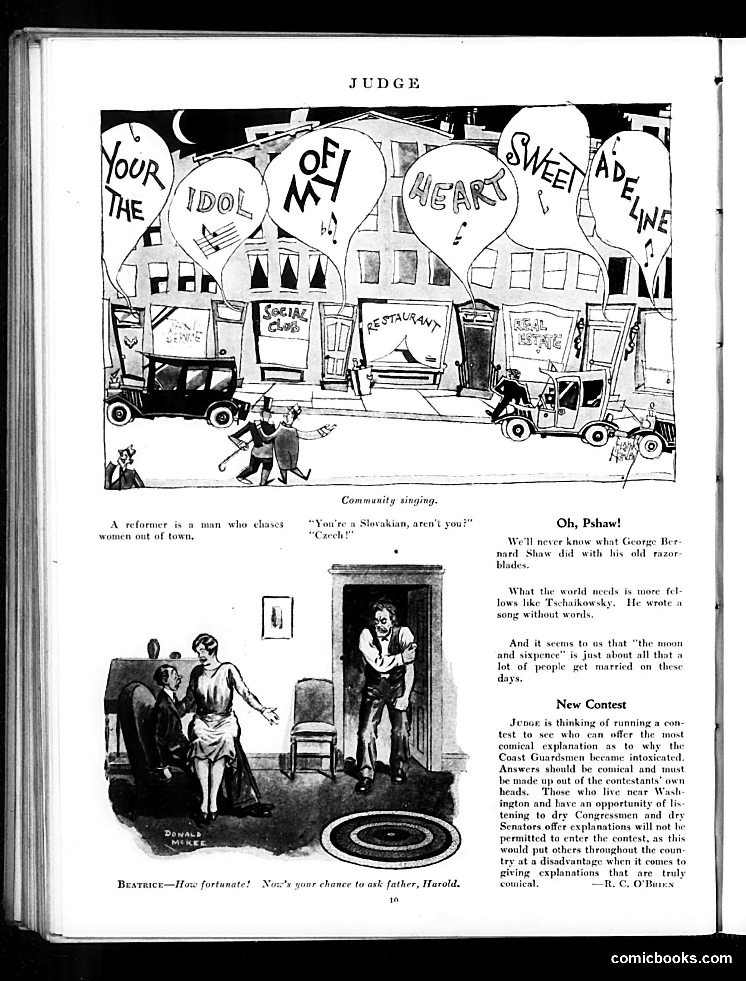 Judge — February 8, 1930 — page 12: Judge, 1930-02-08