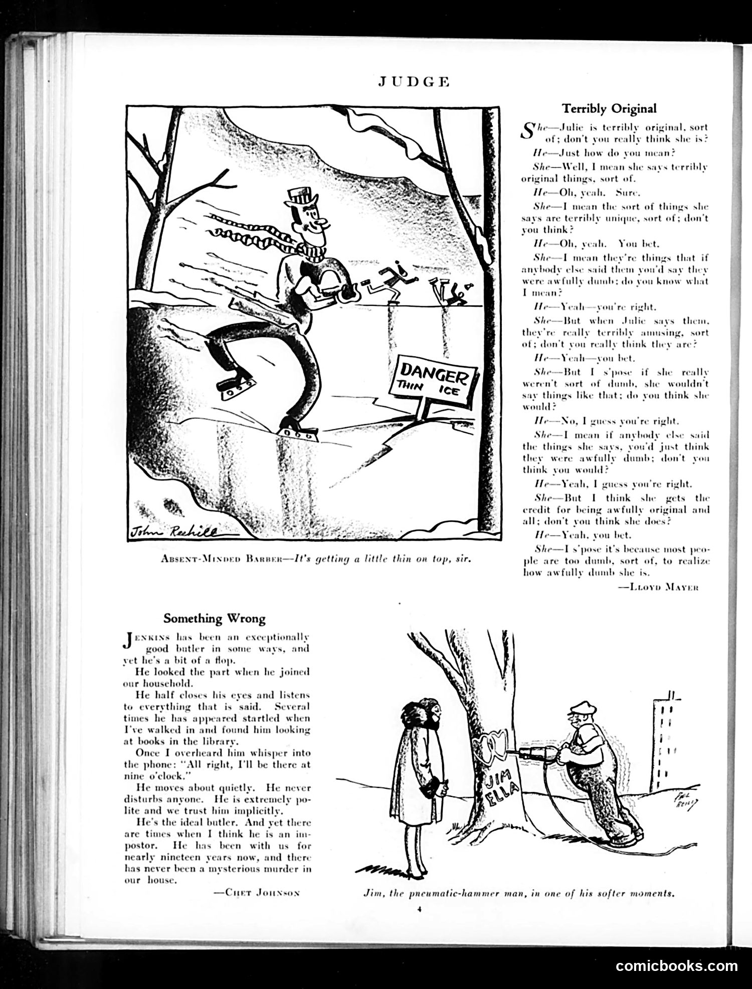 Judge — February 15, 1930 — page 6: Judge, 1930-02-15