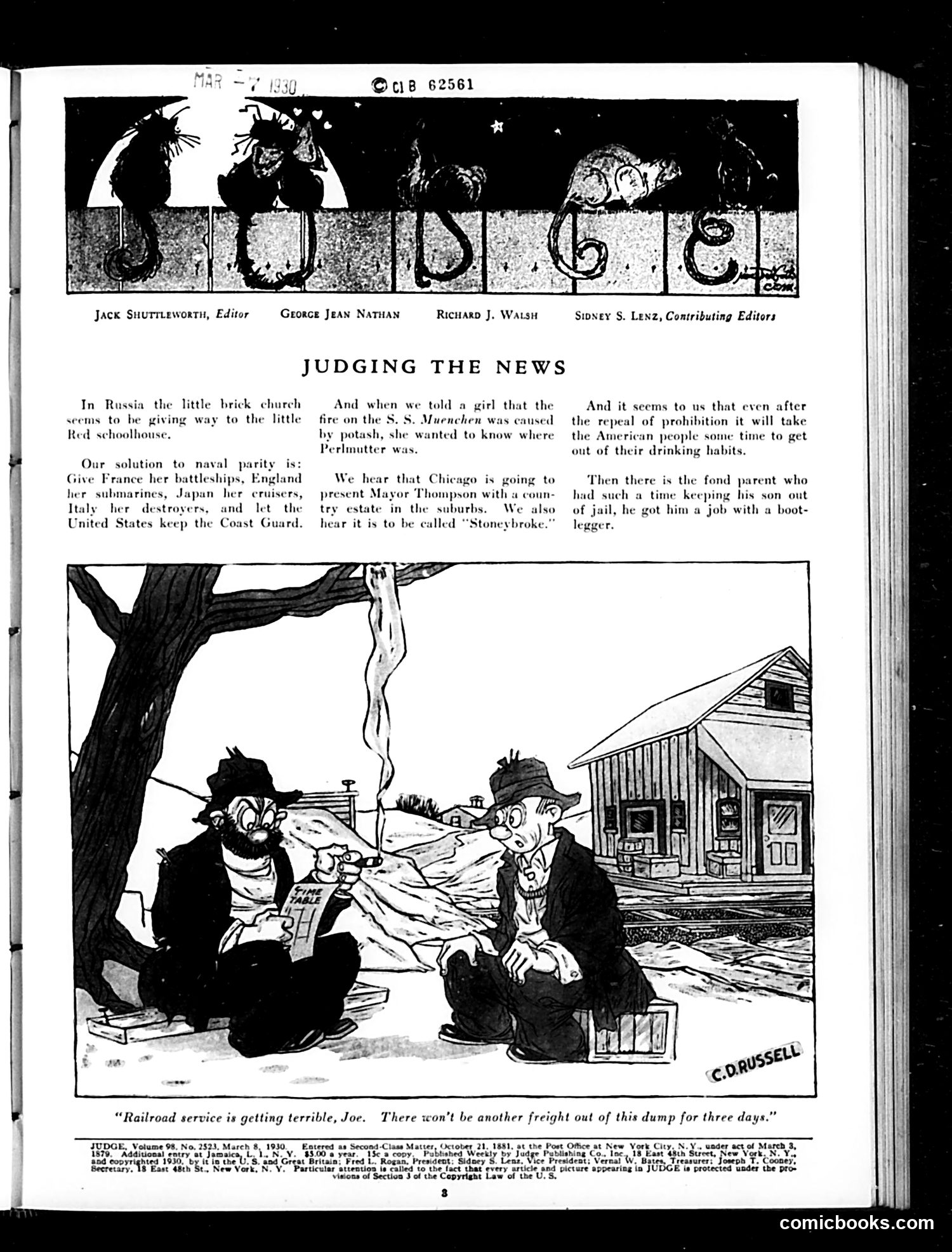Judge — March 8, 1930 — page 5: Judge, 1930-03-08