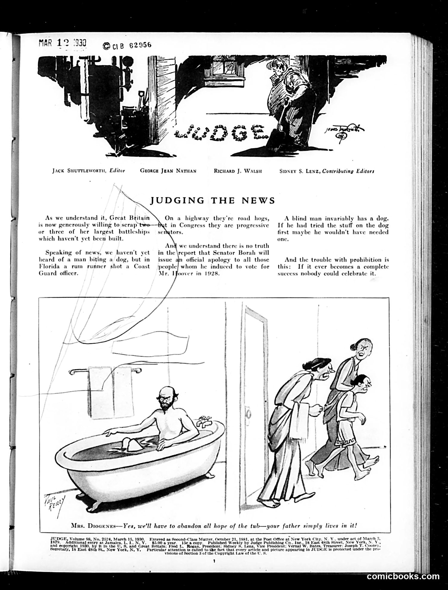 Judge — March 15, 1930 — page 3: Judge, 1930-03-15