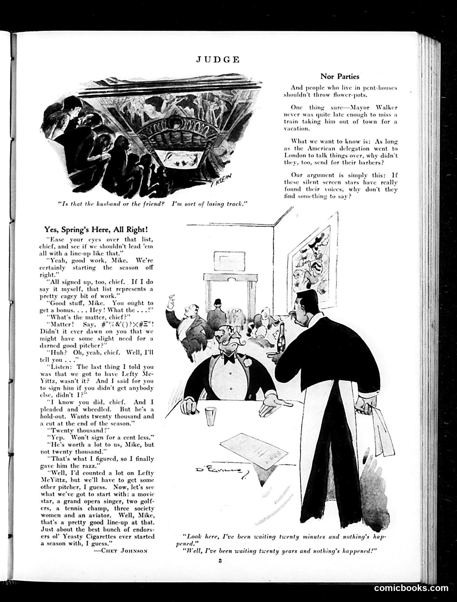 Judge — March 15, 1930 — page 5: Judge, 1930-03-15