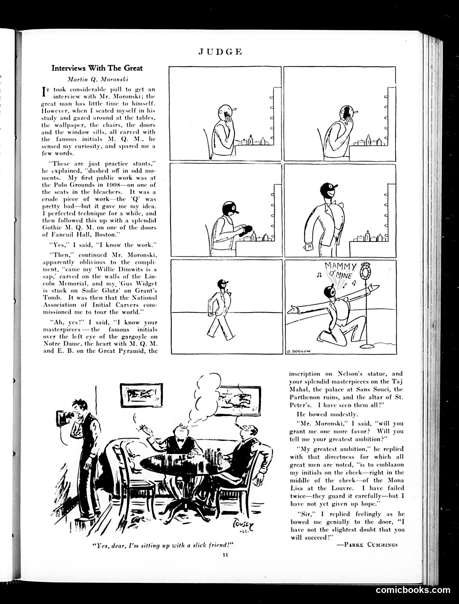 Judge — March 22, 1930 — page 13: Judge, 1930-03-22