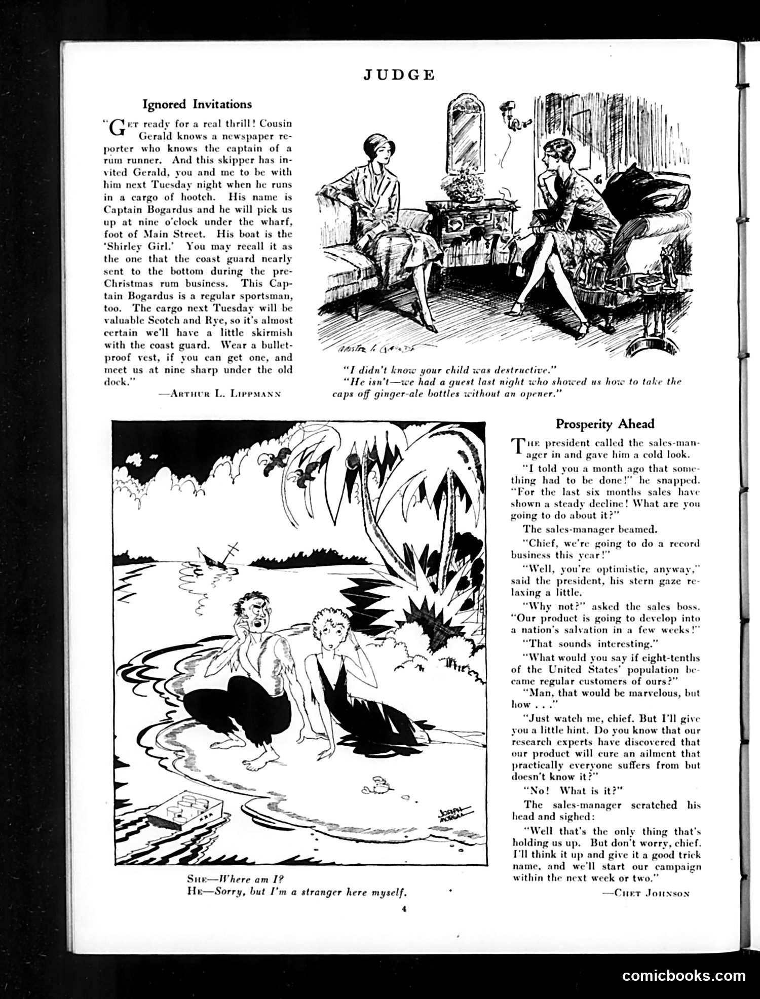 Judge — April 19, 1930 — page 6: Judge, 1930-04-19