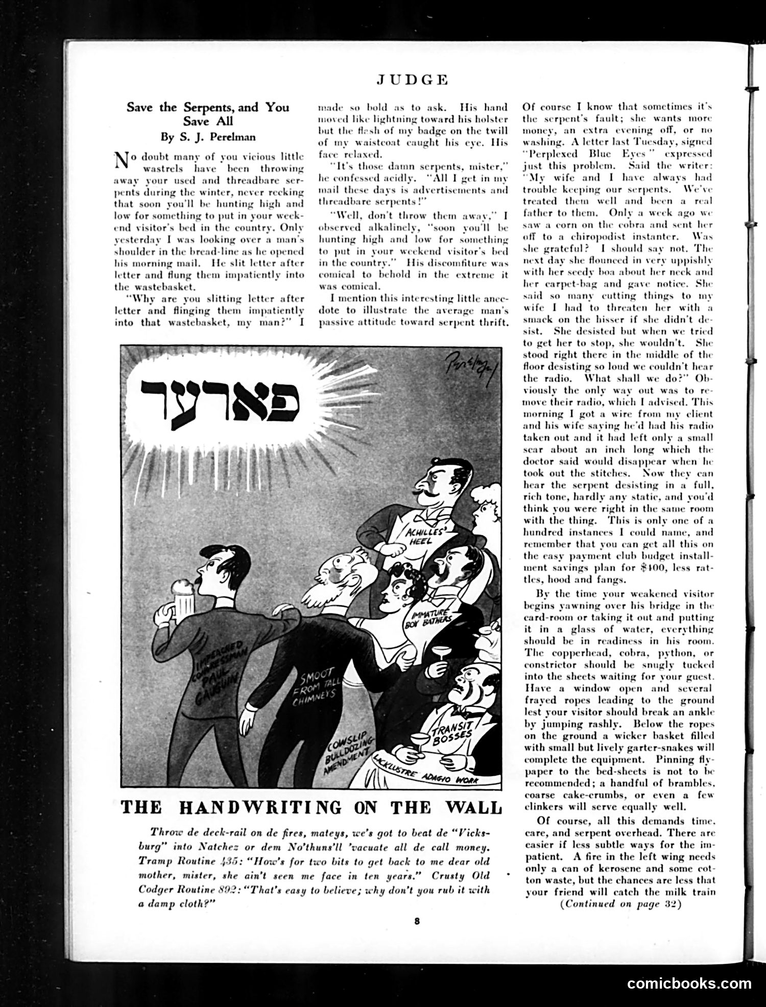 Judge — April 19, 1930 — page 10: Judge, 1930-04-19