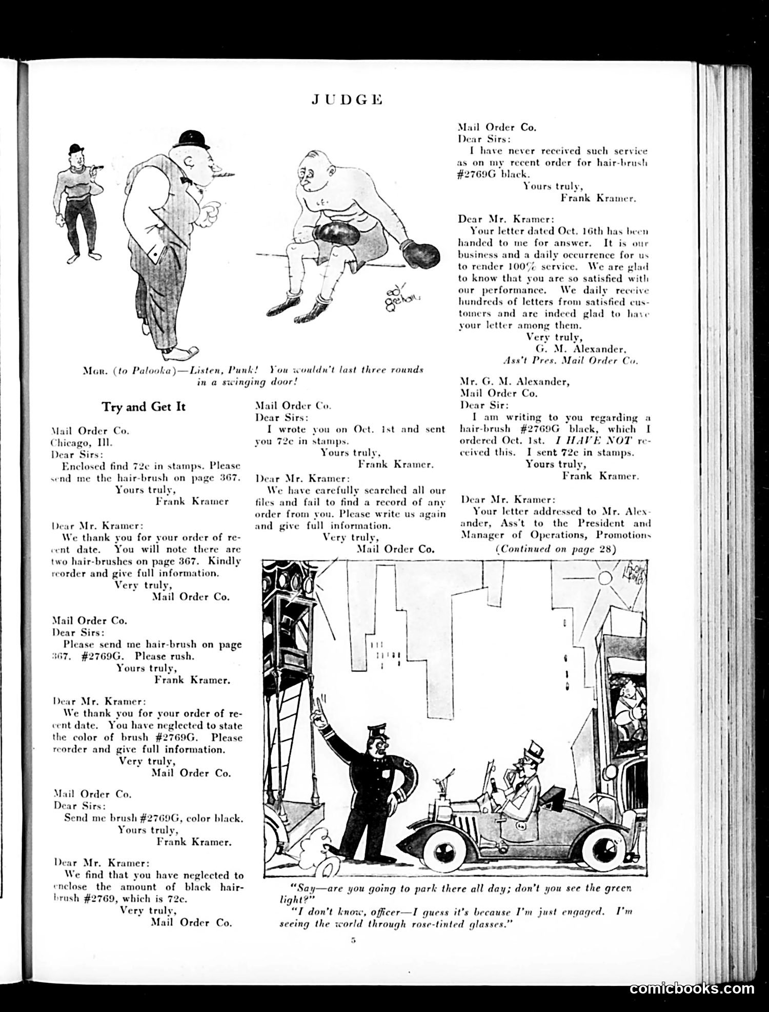 Judge — May 10, 1930 — page 7: Judge, 1930-05-10