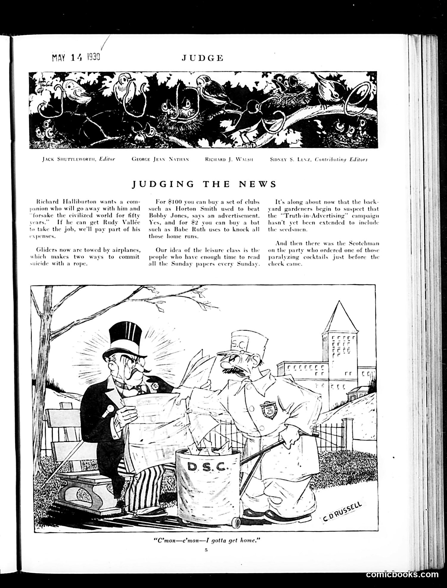 Judge — May 17, 1930 — page 7: Judge, 1930-05-17