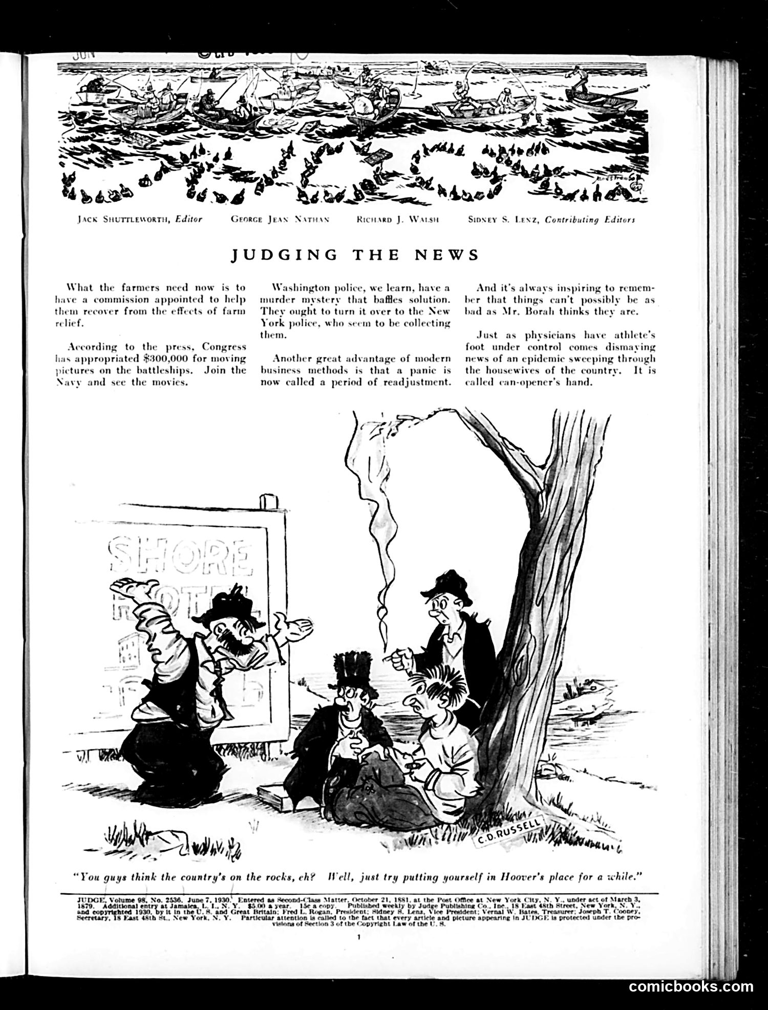 Judge — June 7, 1930 — page 3: Judge, 1930-06-07