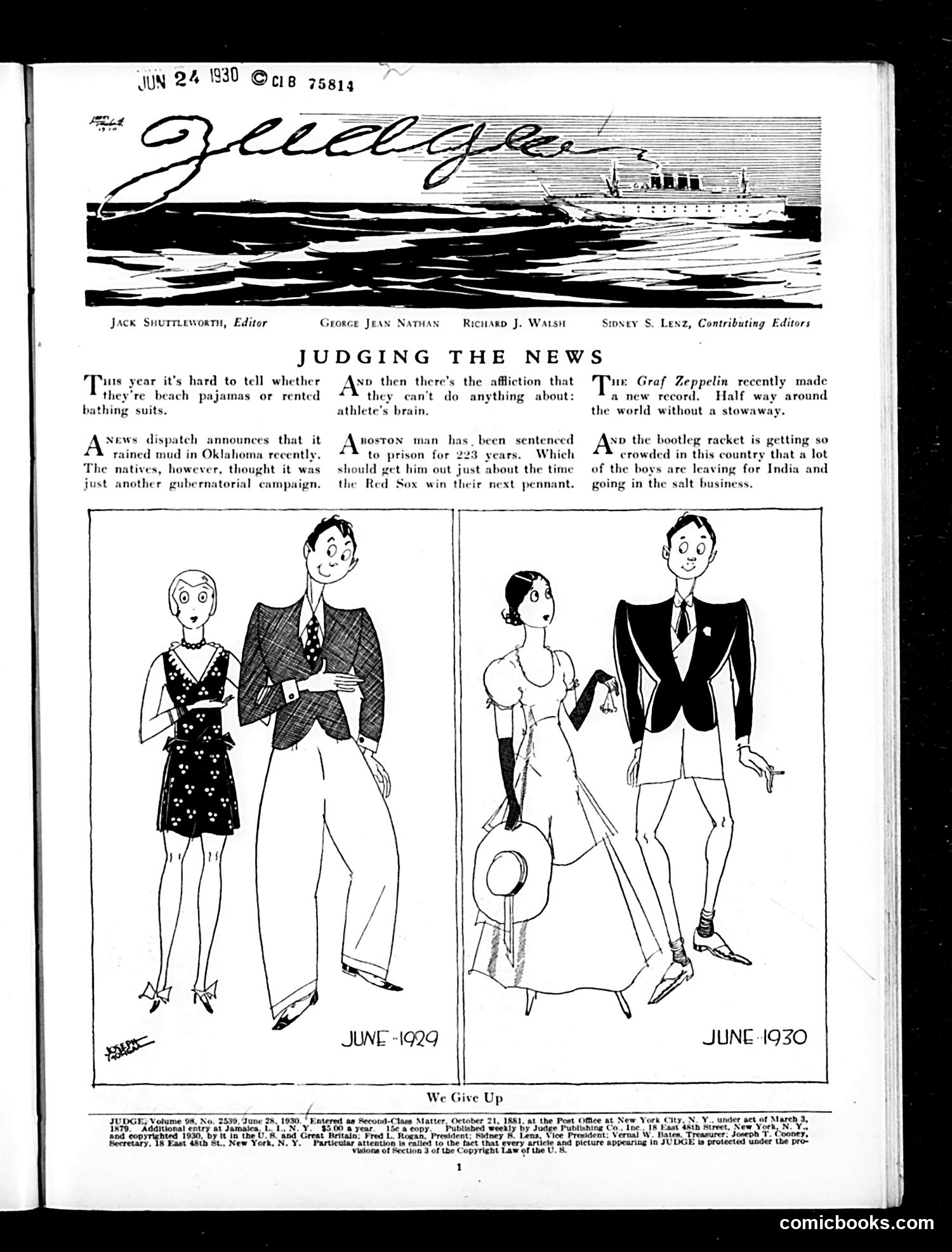 Judge — June 28, 1930 — page 3: Judge, 1930-06-28