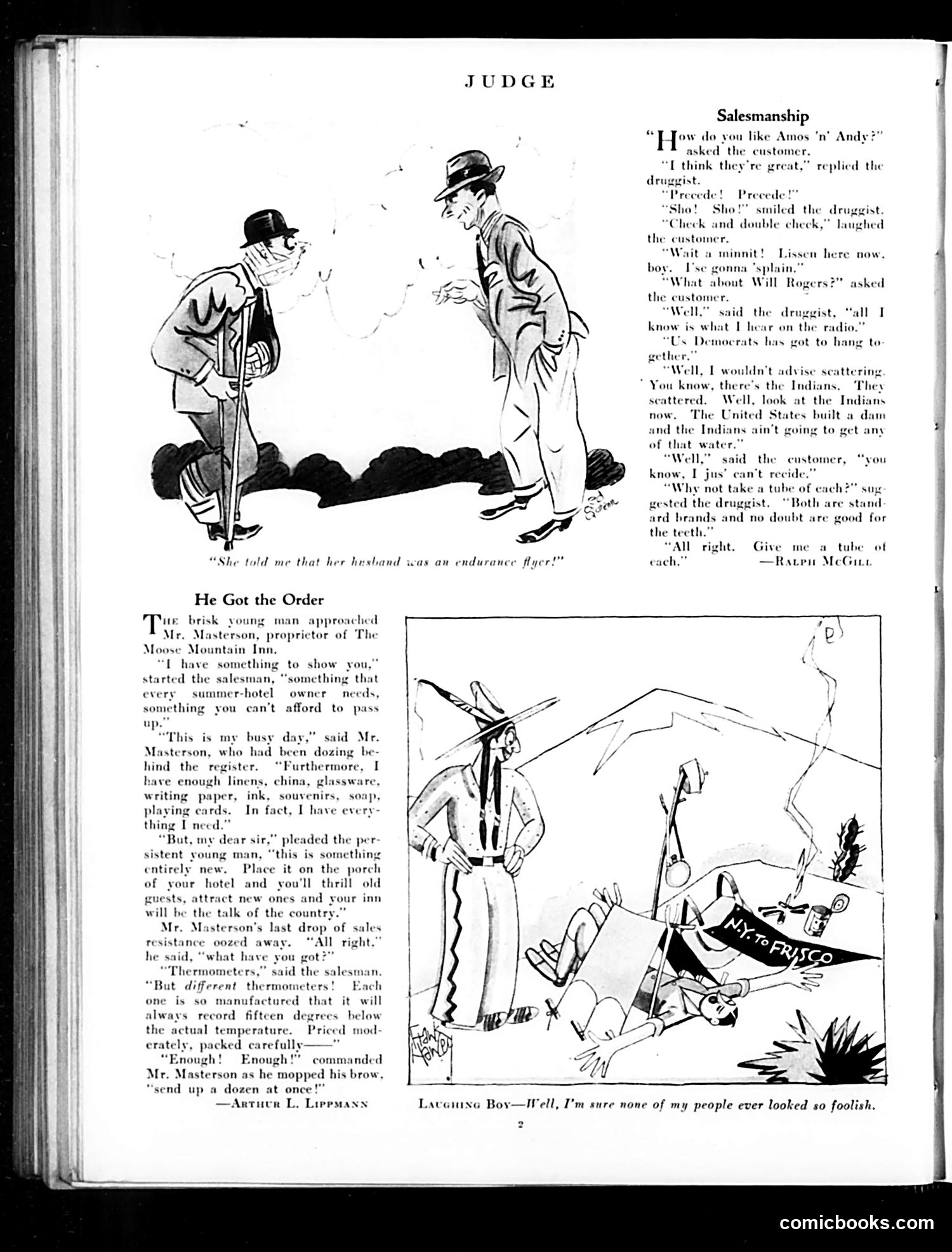 Judge — August 9, 1930 — page 4: Judge, 1930-08-09