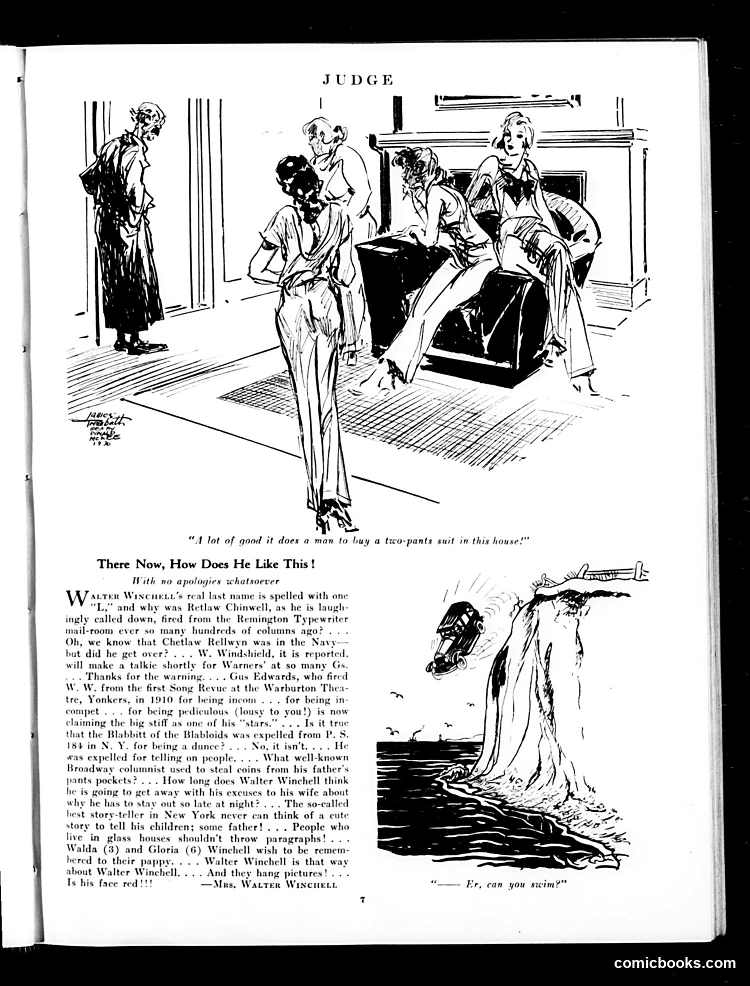 Judge — August 9, 1930 — page 9: Judge, 1930-08-09