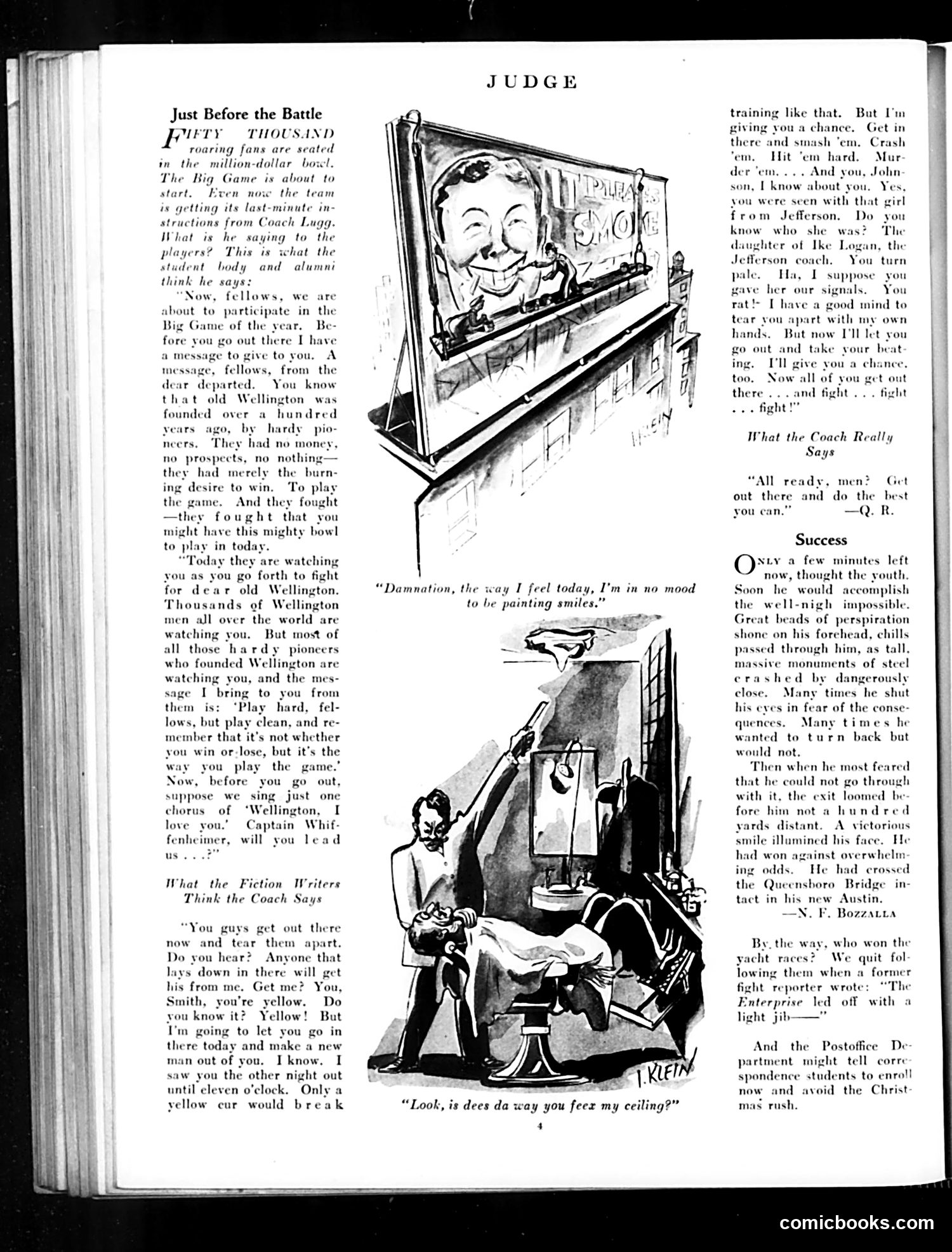 Judge — October 11, 1930 — page 6: Judge, 1930-10-11