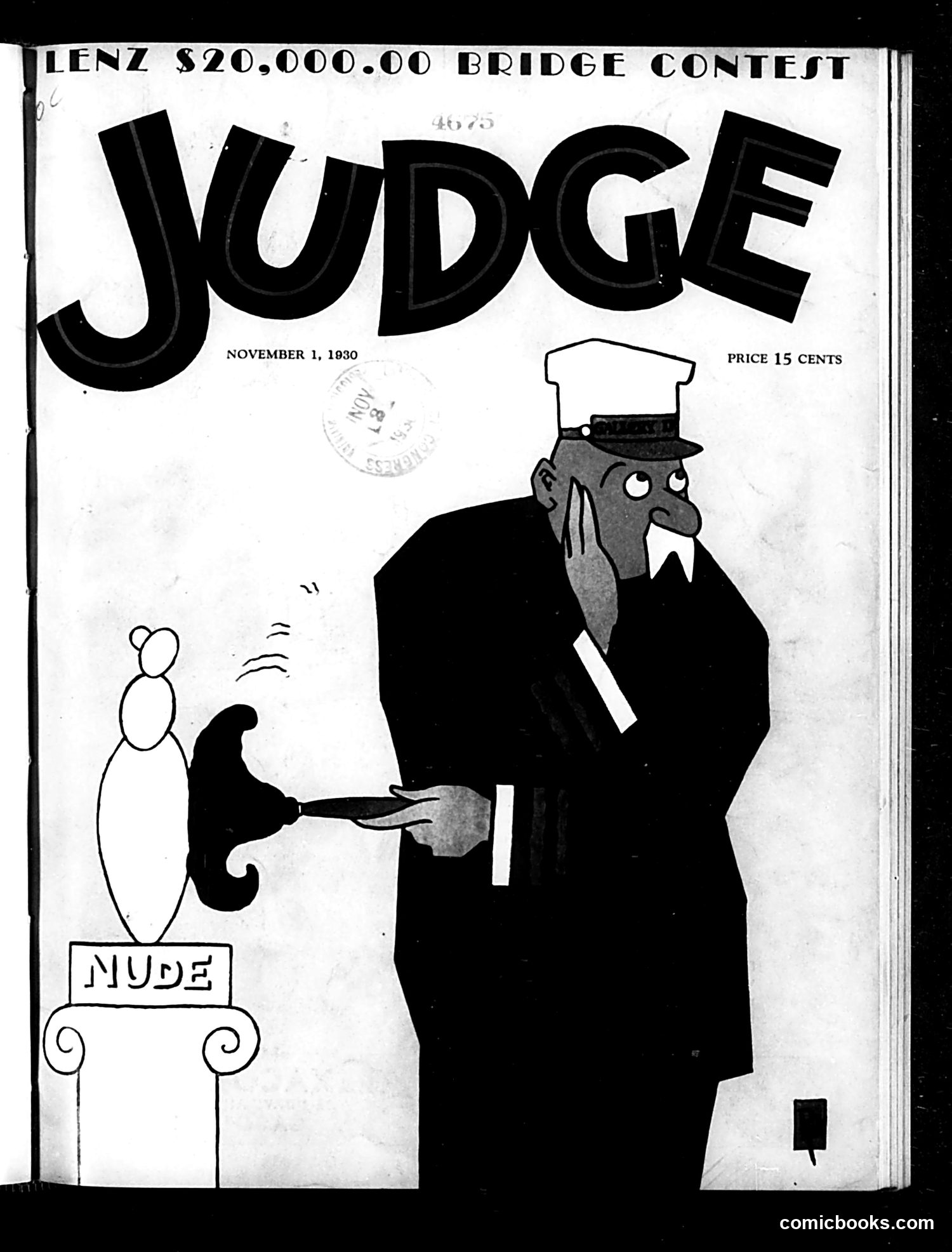 Judge — November 1, 1930 — page 1: Judge, 1930-11-01