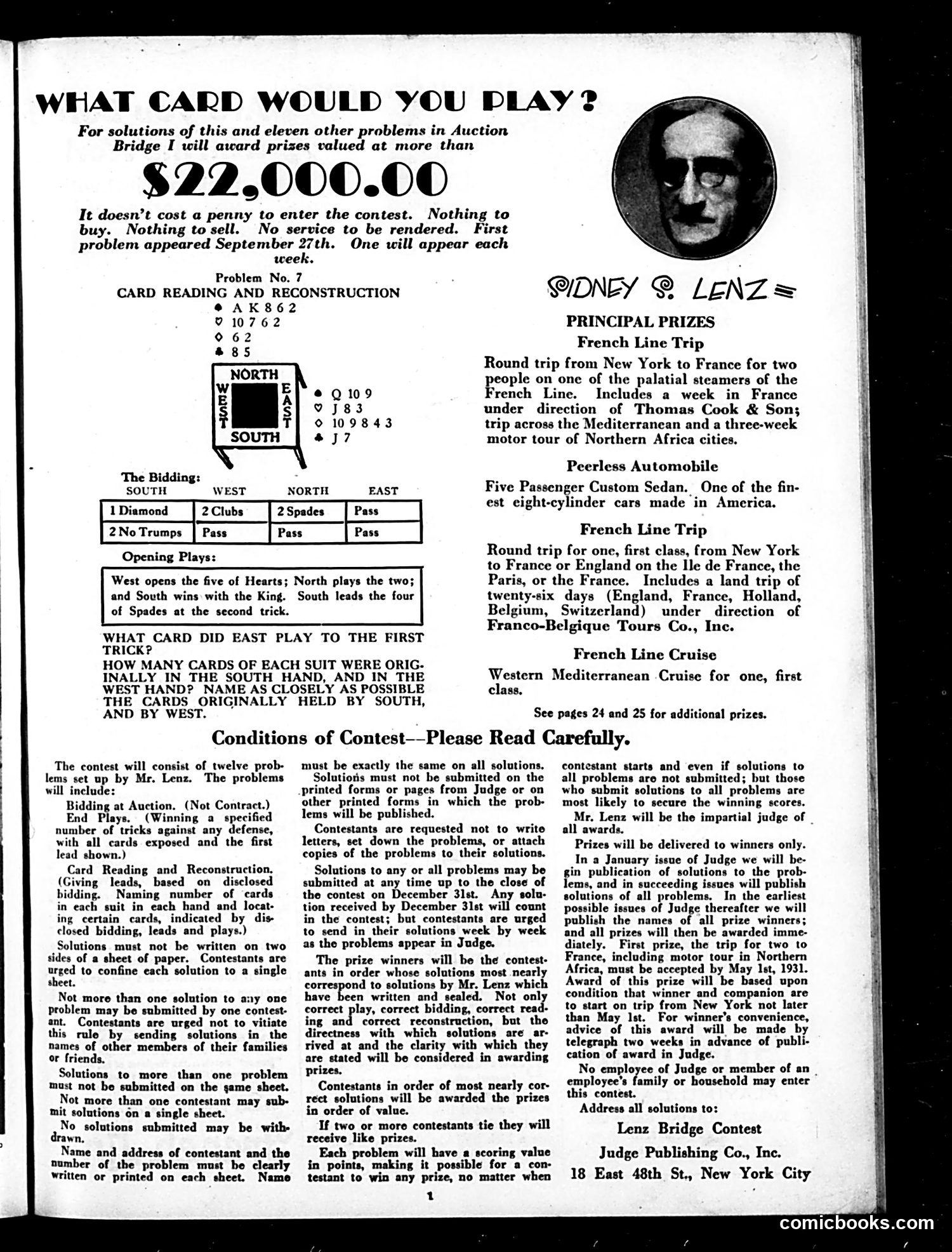 Judge — November 8, 1930 — page 3: Judge, 1930-11-08