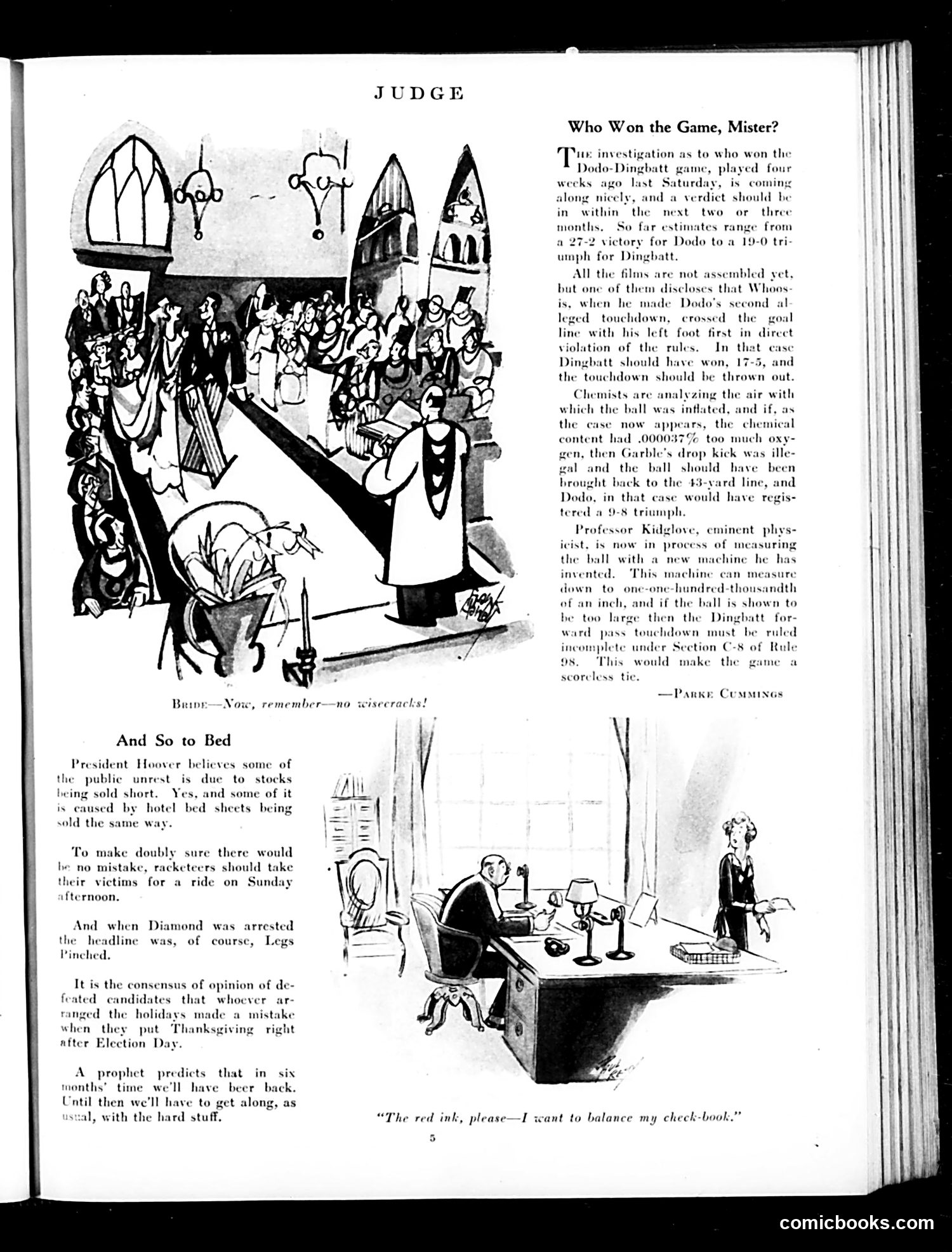 Judge — November 22, 1930 — page 7: Judge, 1930-11-22