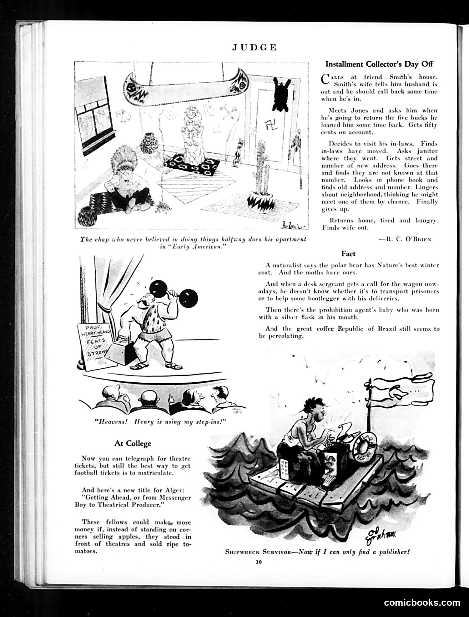 Judge — November 29, 1930 — page 12: Judge, 1930-11-29
