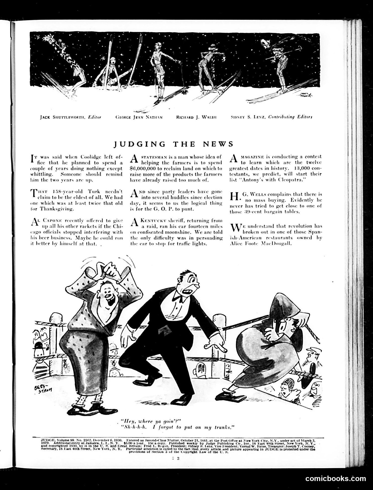 Judge — December 6, 1930 — page 5: Judge, 1930-12-06