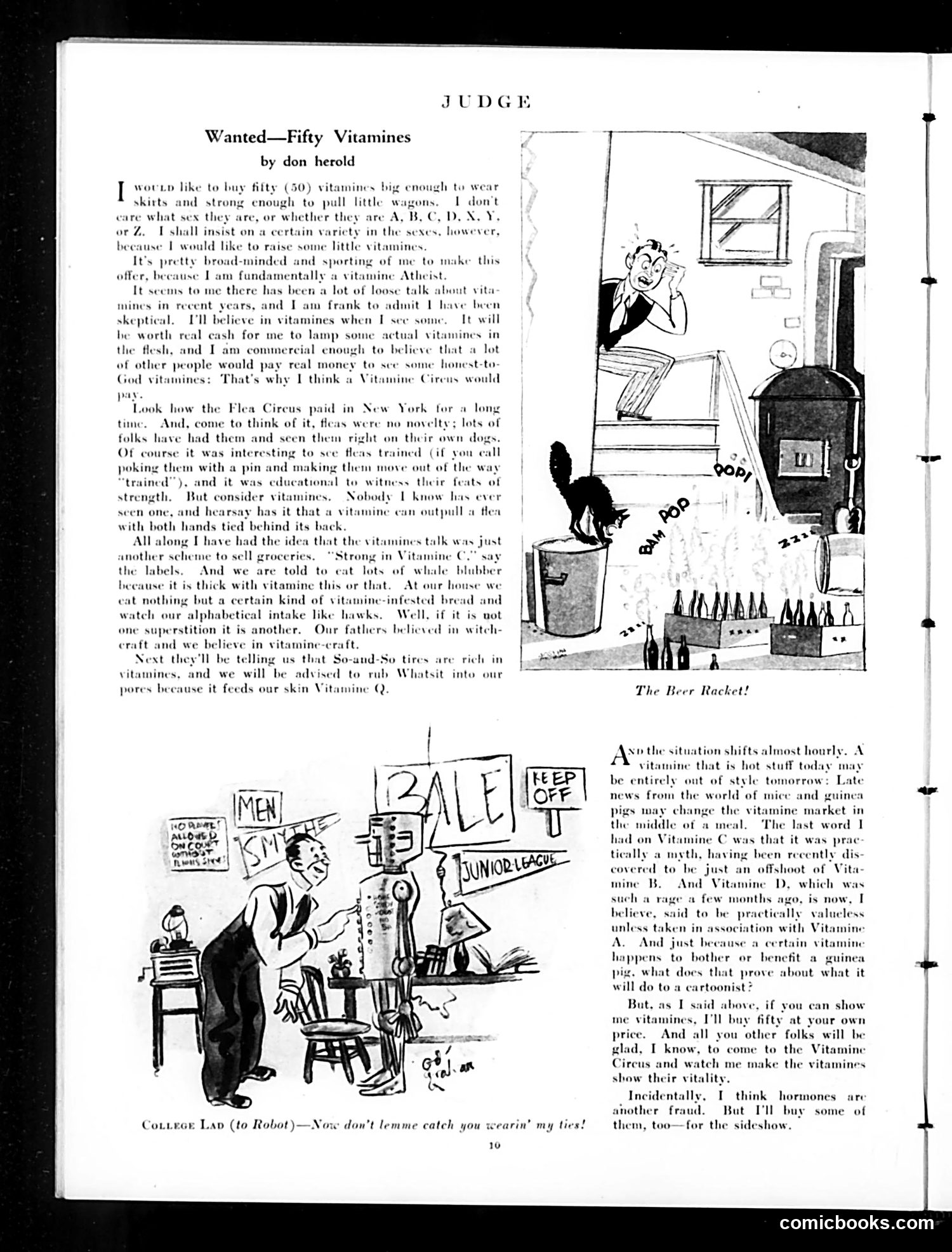 Judge — January 3, 1931 — page 12: Judge, 1931-01-03