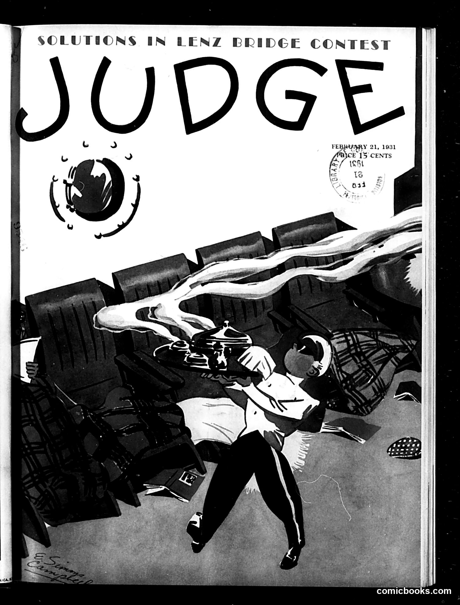 Judge — February 21, 1931 — page 1: Judge, 1931-02-21