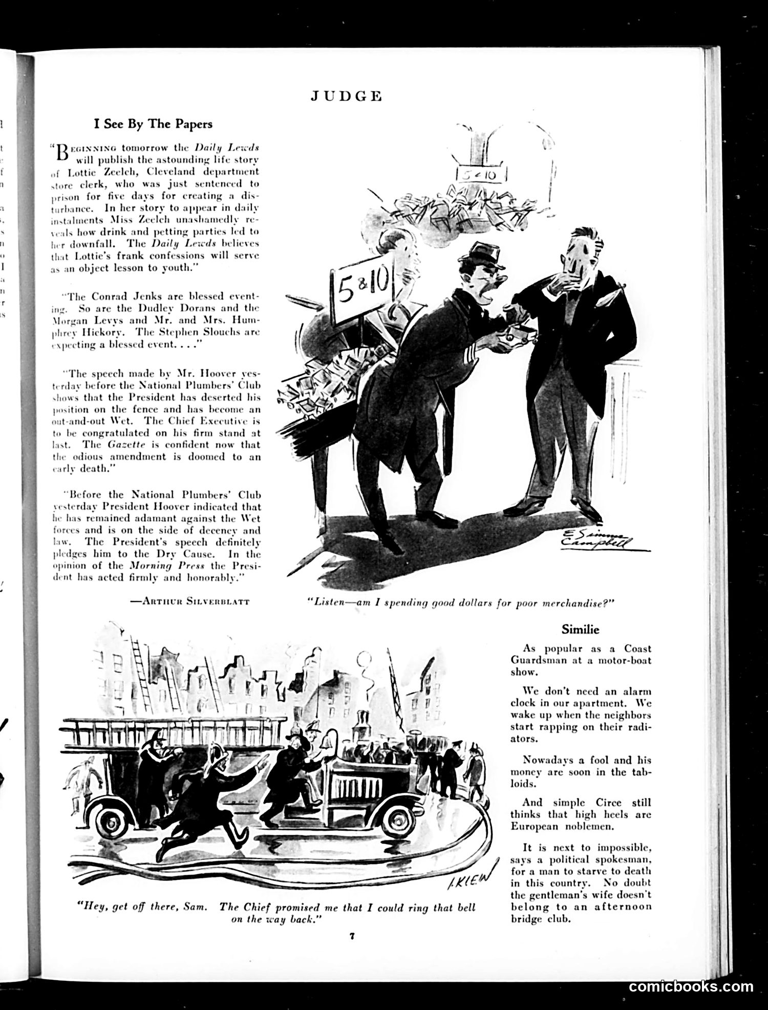 Judge — February 21, 1931 — page 9: Judge, 1931-02-21