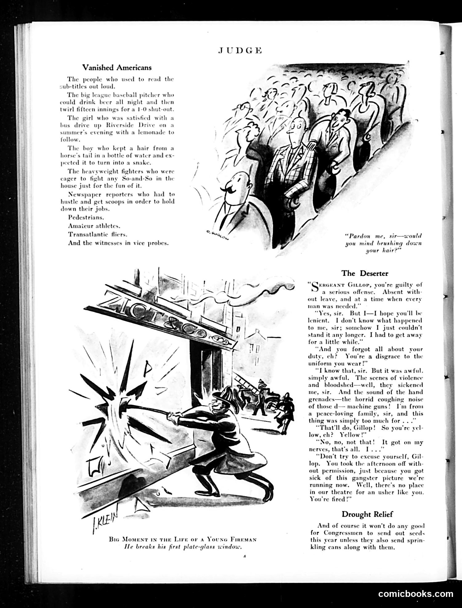 Judge — March 7, 1931 — page 6: Judge, 1931-03-07