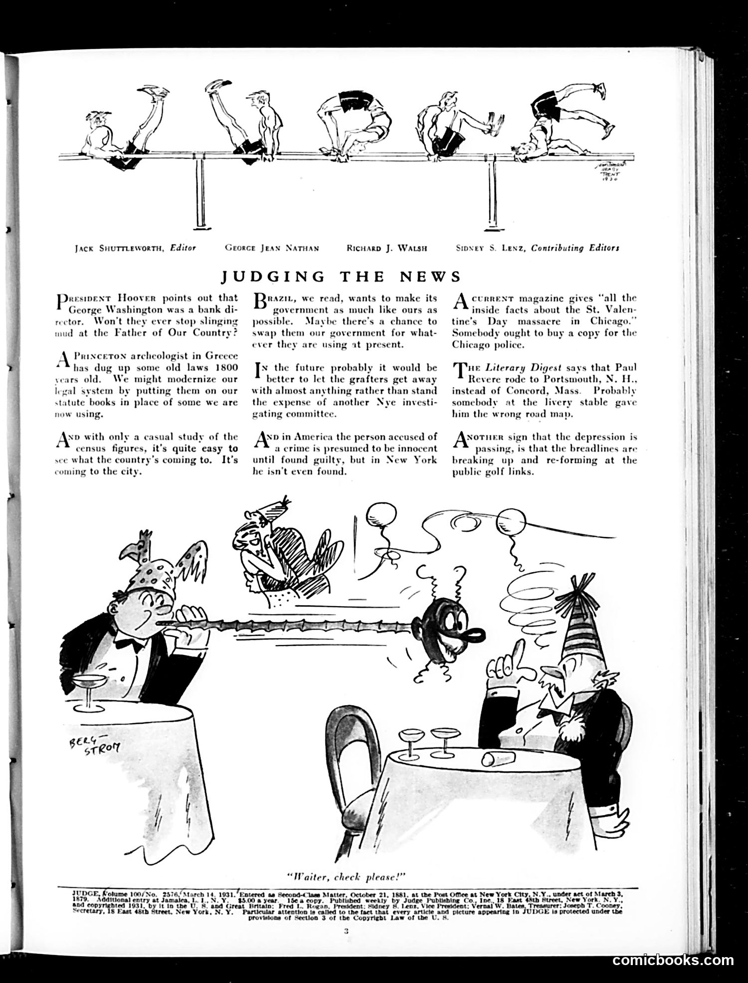 Judge — March 14, 1931 — page 5: Judge, 1931-03-14