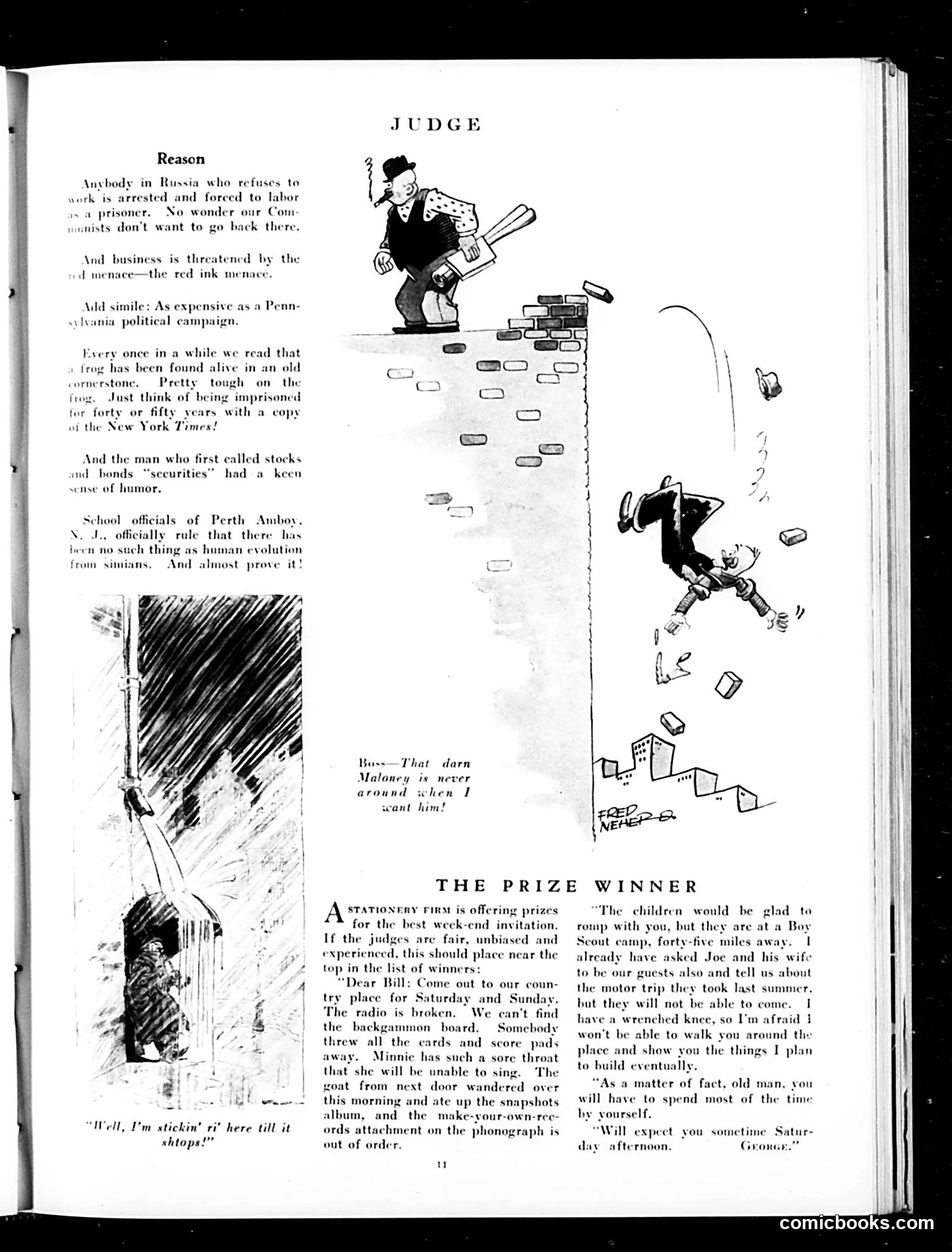Judge — March 14, 1931 — page 13: Judge, 1931-03-14