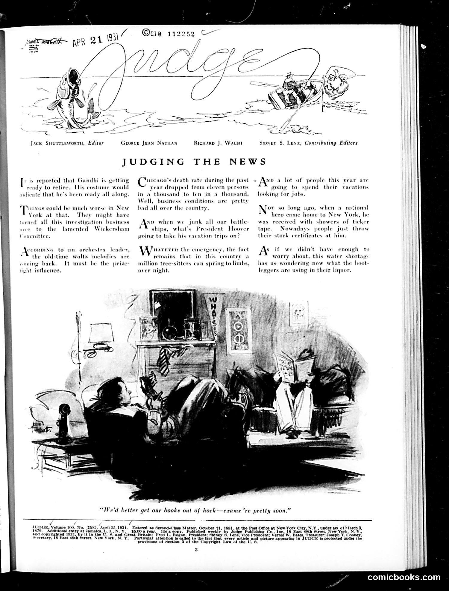 Judge — April 25, 1931 — page 5: Judge, 1931-04-25