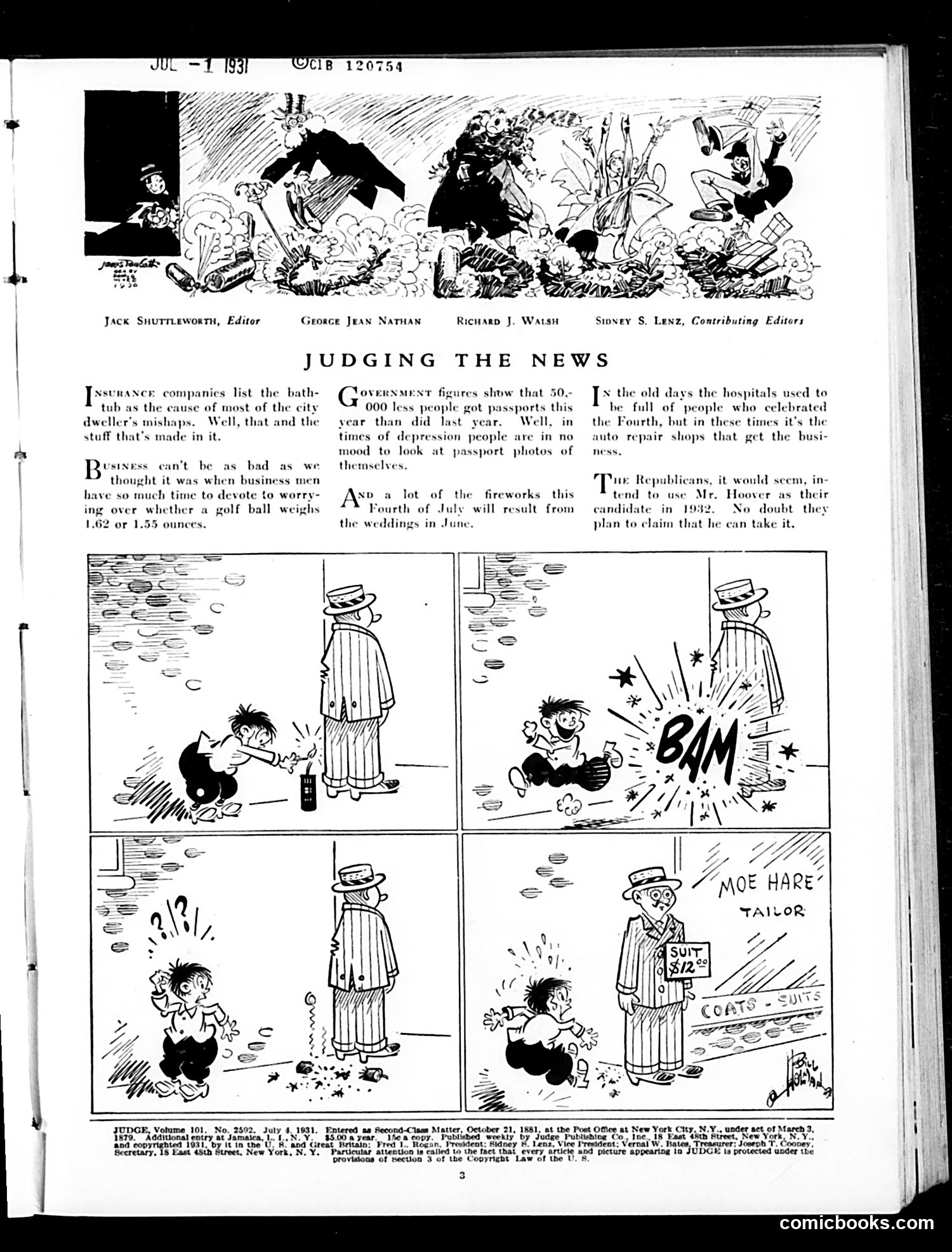 Judge — July 4, 1931 — page 5: Judge, 1931-07-04