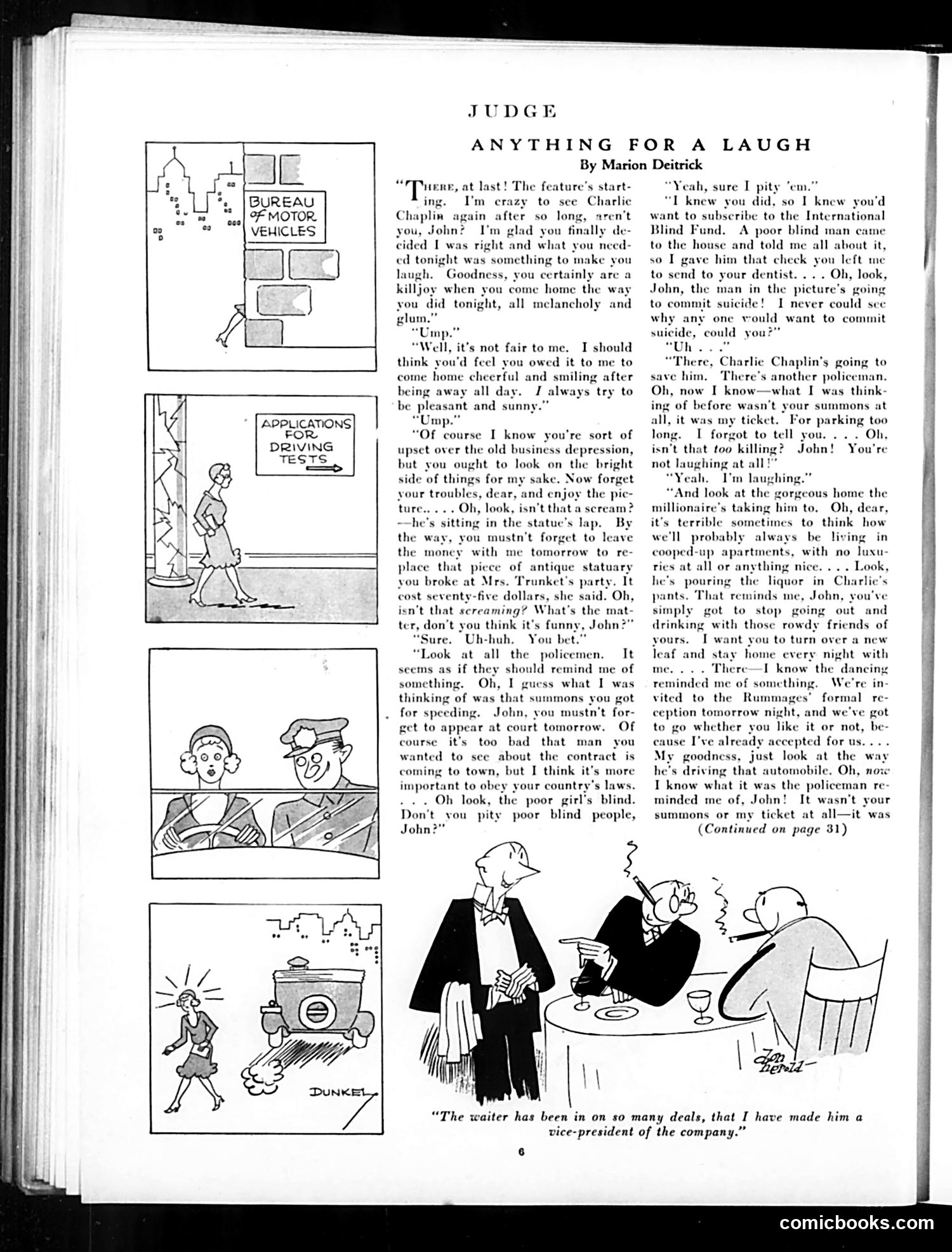 Judge — August 8, 1931 — page 8: Judge, 1931-08-08