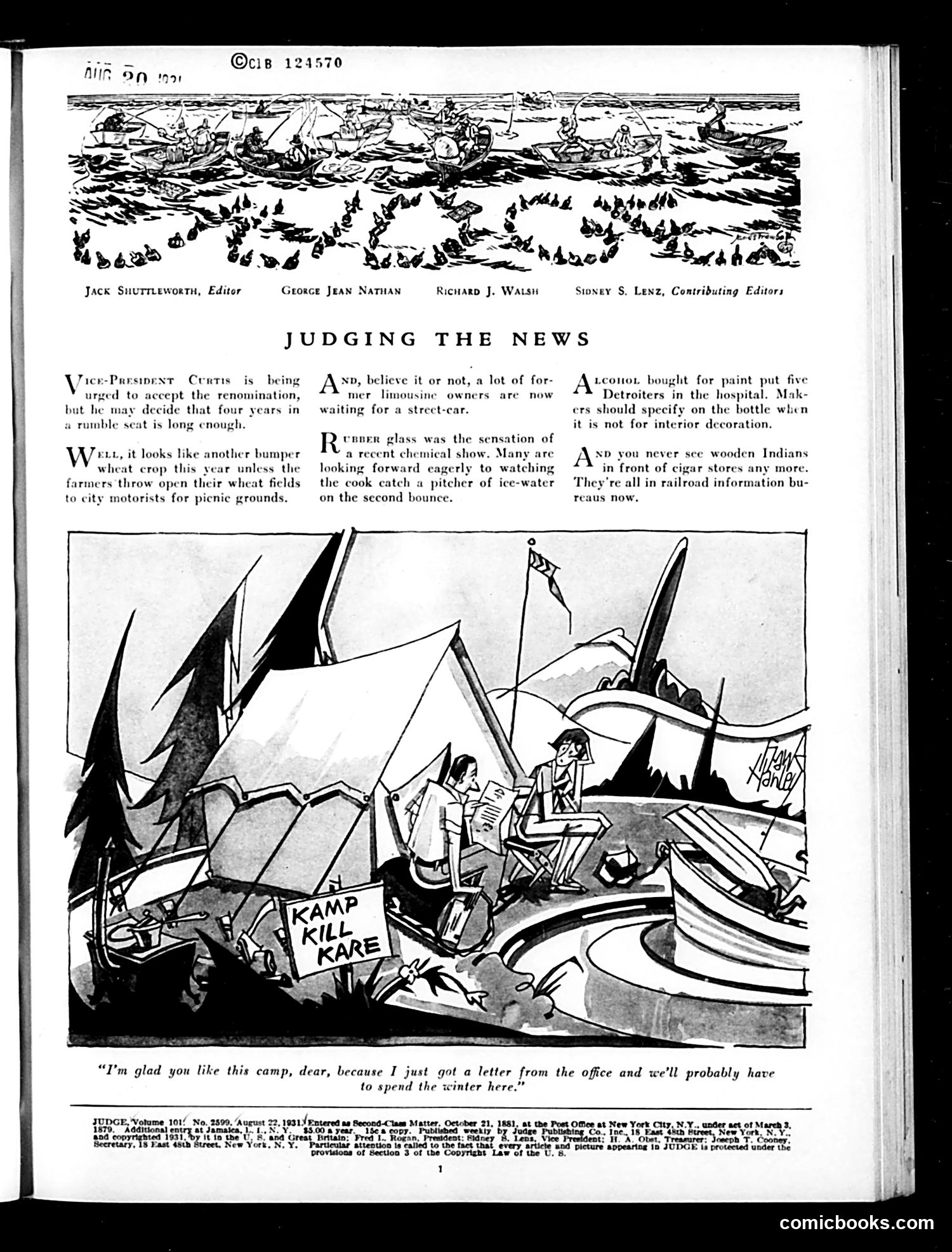 Judge — August 22, 1931 — page 3: Judge, 1931-08-22