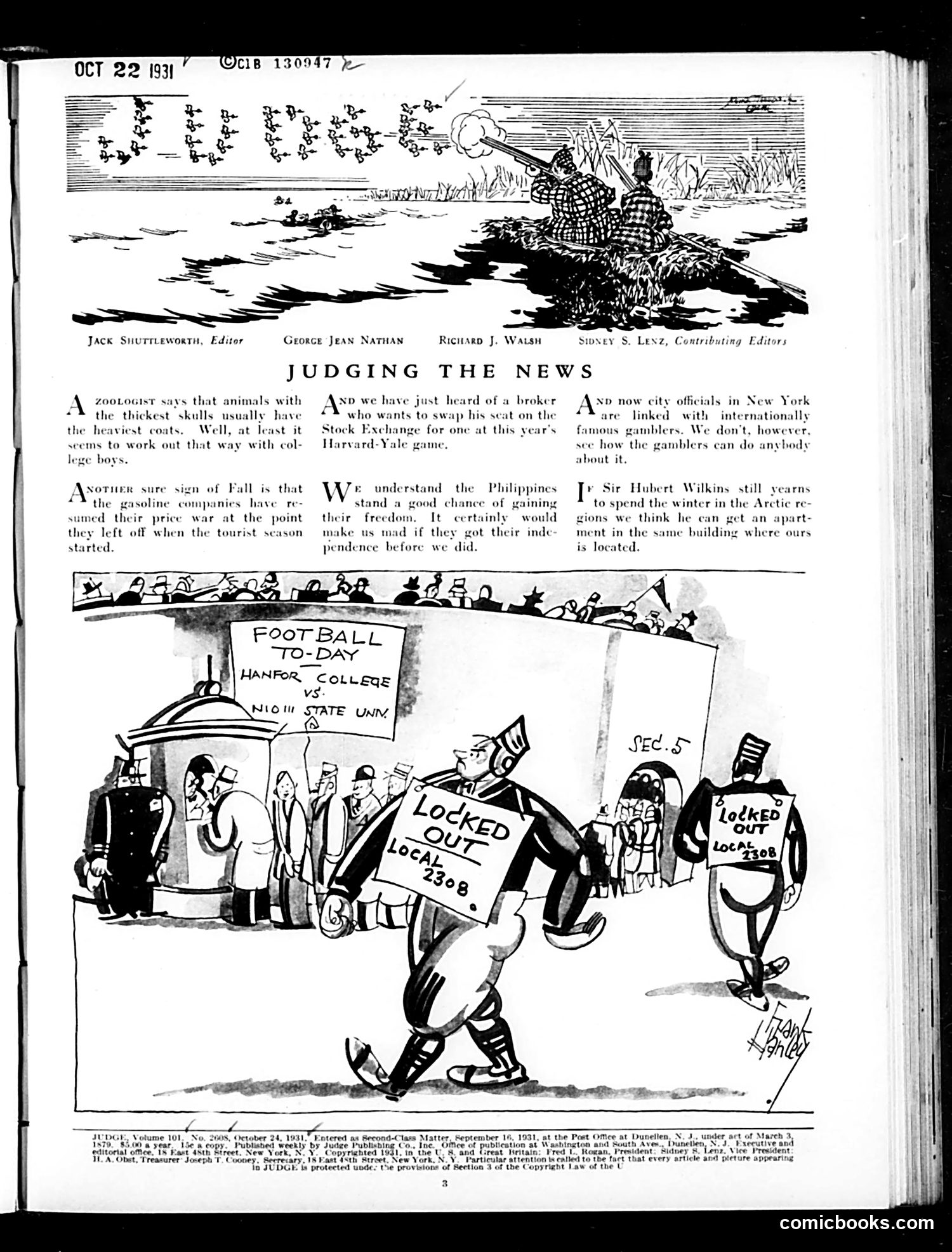 Judge — October 24, 1931 — page 5: Judge, 1931-10-24