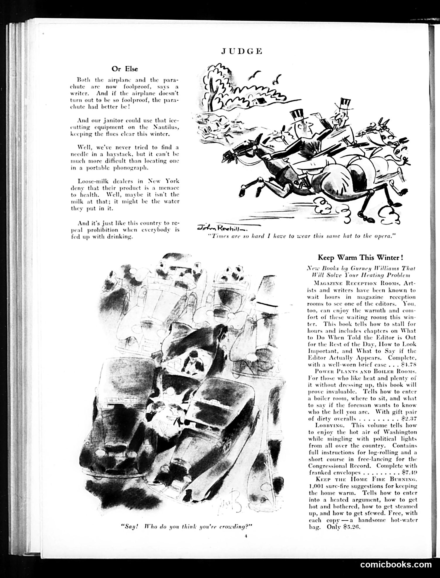 Judge — October 24, 1931 — page 6: Judge, 1931-10-24