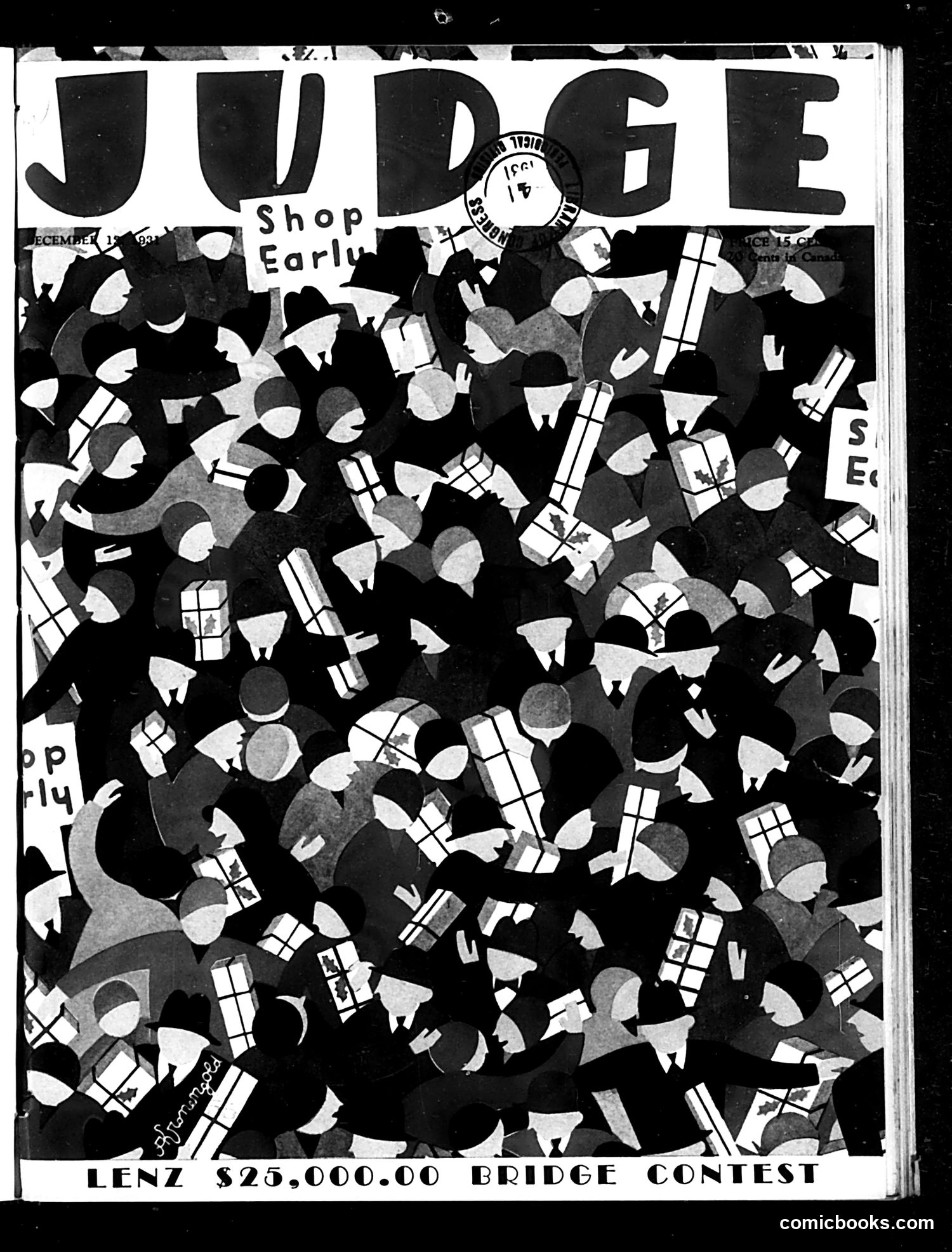 Judge — December 12, 1931 — page 1: Judge, 1931-12-12