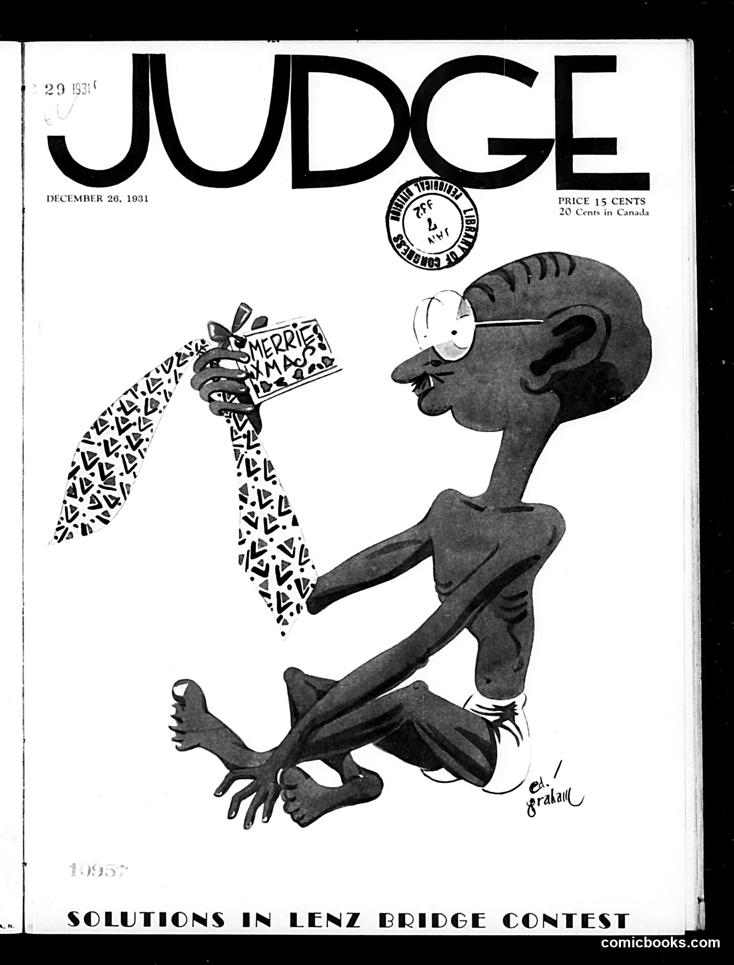Judge — December 26, 1931 — page 1: Judge, 1931-12-26